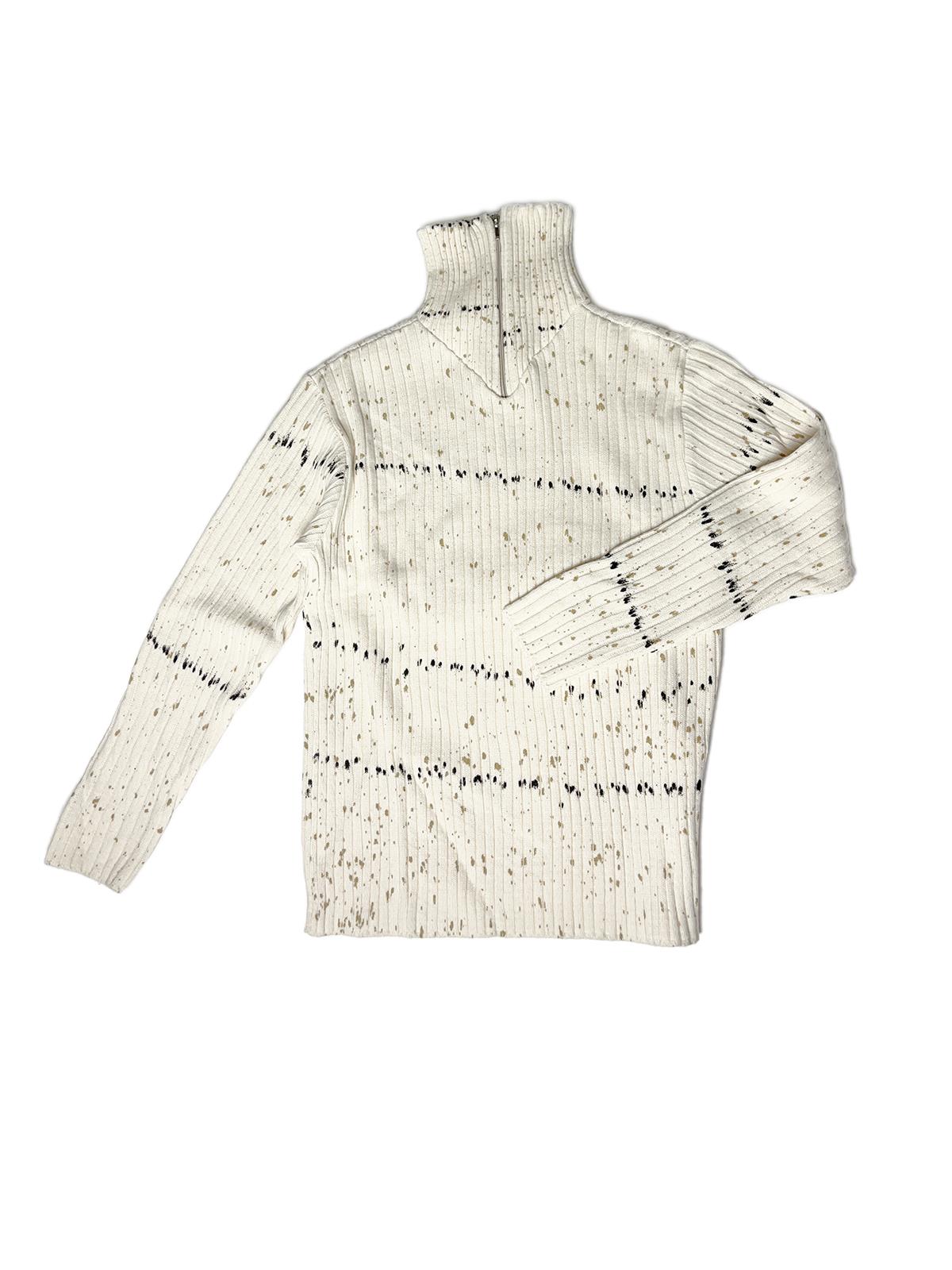 GIGOLÈ ARCHIVE Circus Red maglione collo alto a macchie