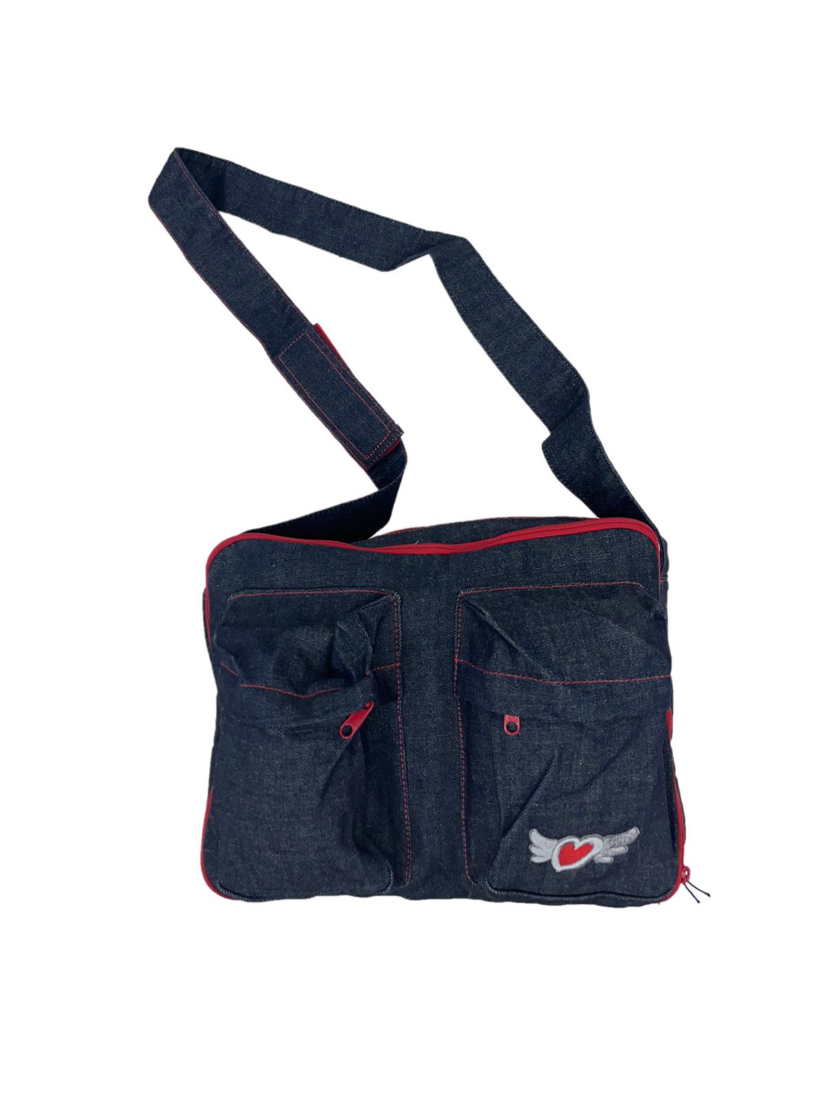 ONYX CROVB114 Borsa a tracolla in denim