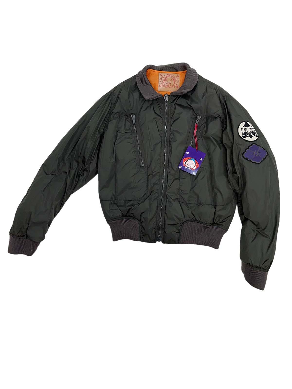 EVISU EA04MJK06 Bomber con toppe ricamate