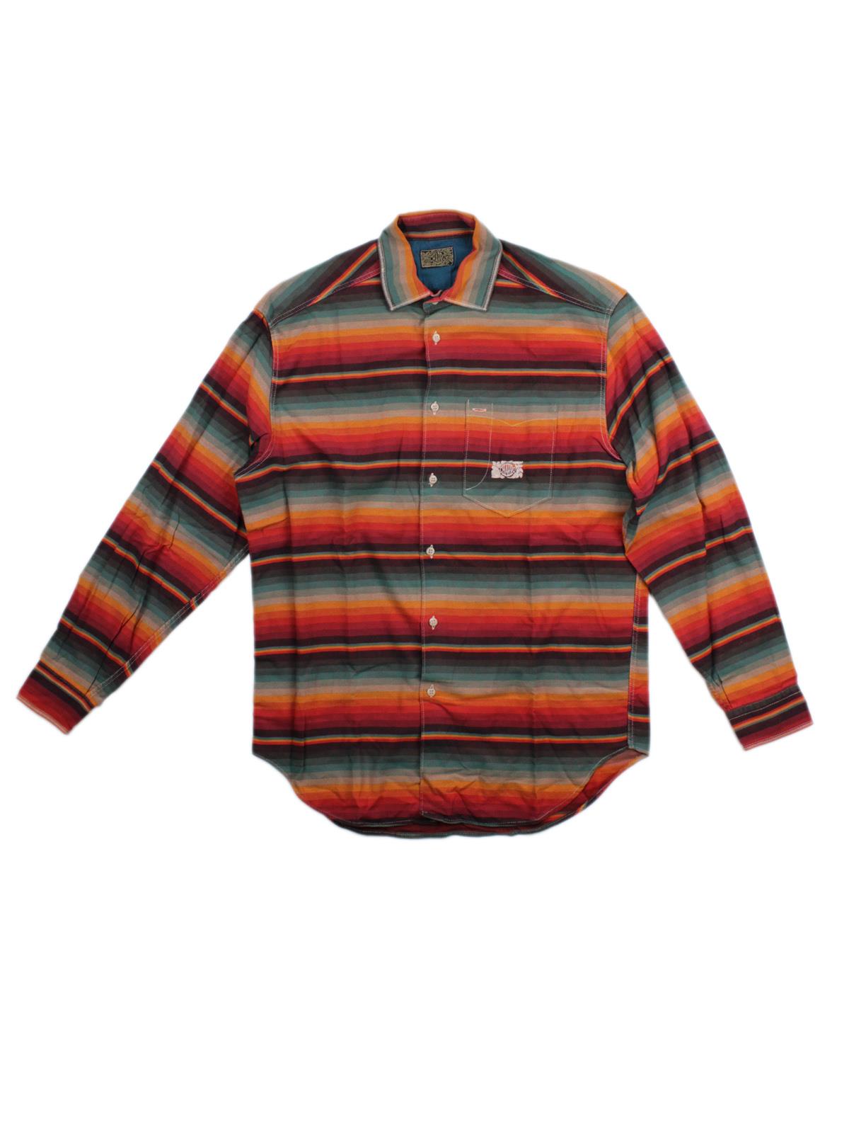 EL CHARRO Rainbow camicia multicolore