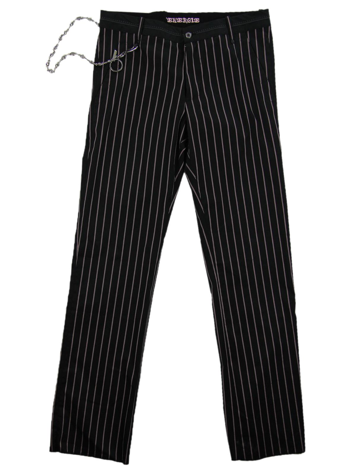 ENERGIE Purdex El Dia de Los Muertos pantaloni gessati