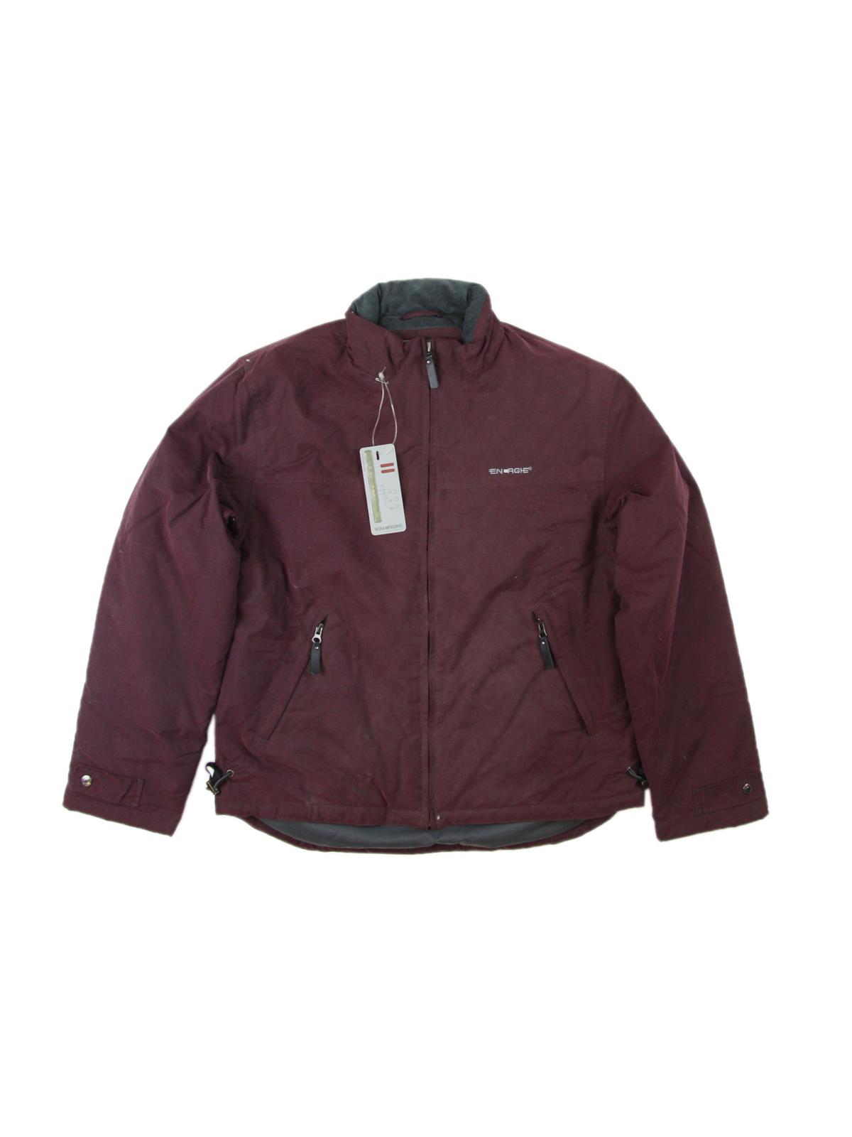 ENERGIE WINE DRAWSTRING JACKET