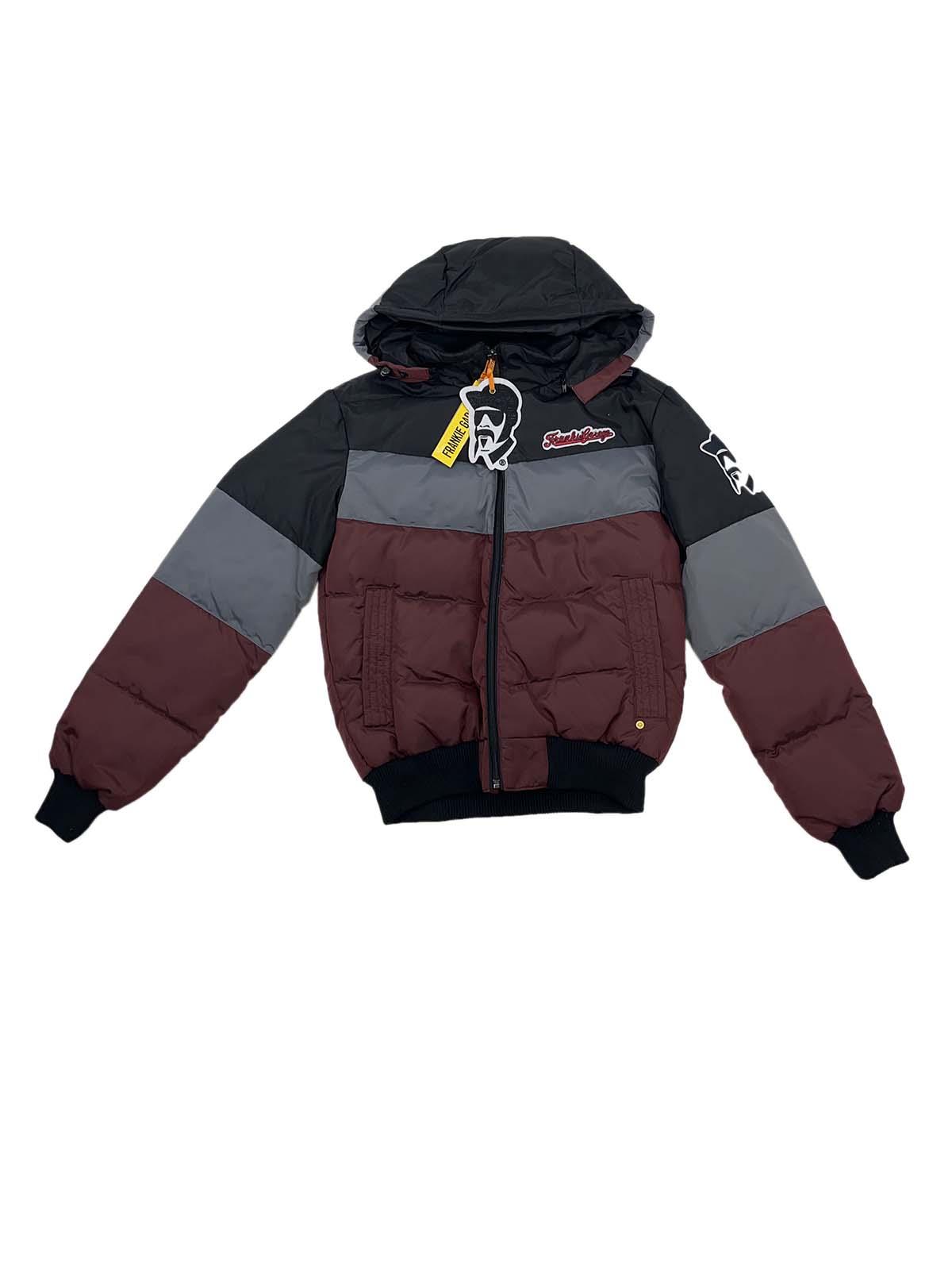 FRANKIE GARAGE FG-9302 Piumino con cappuccio rimovibile