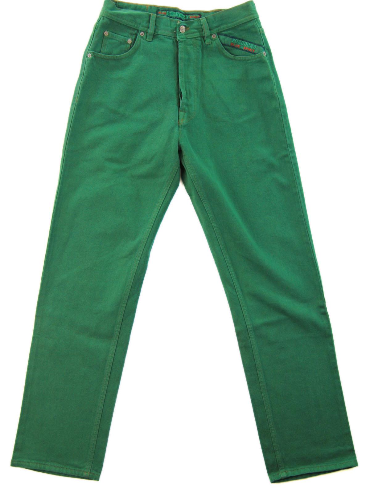 FOXHOUND Dyed Jeans (Red or Green)