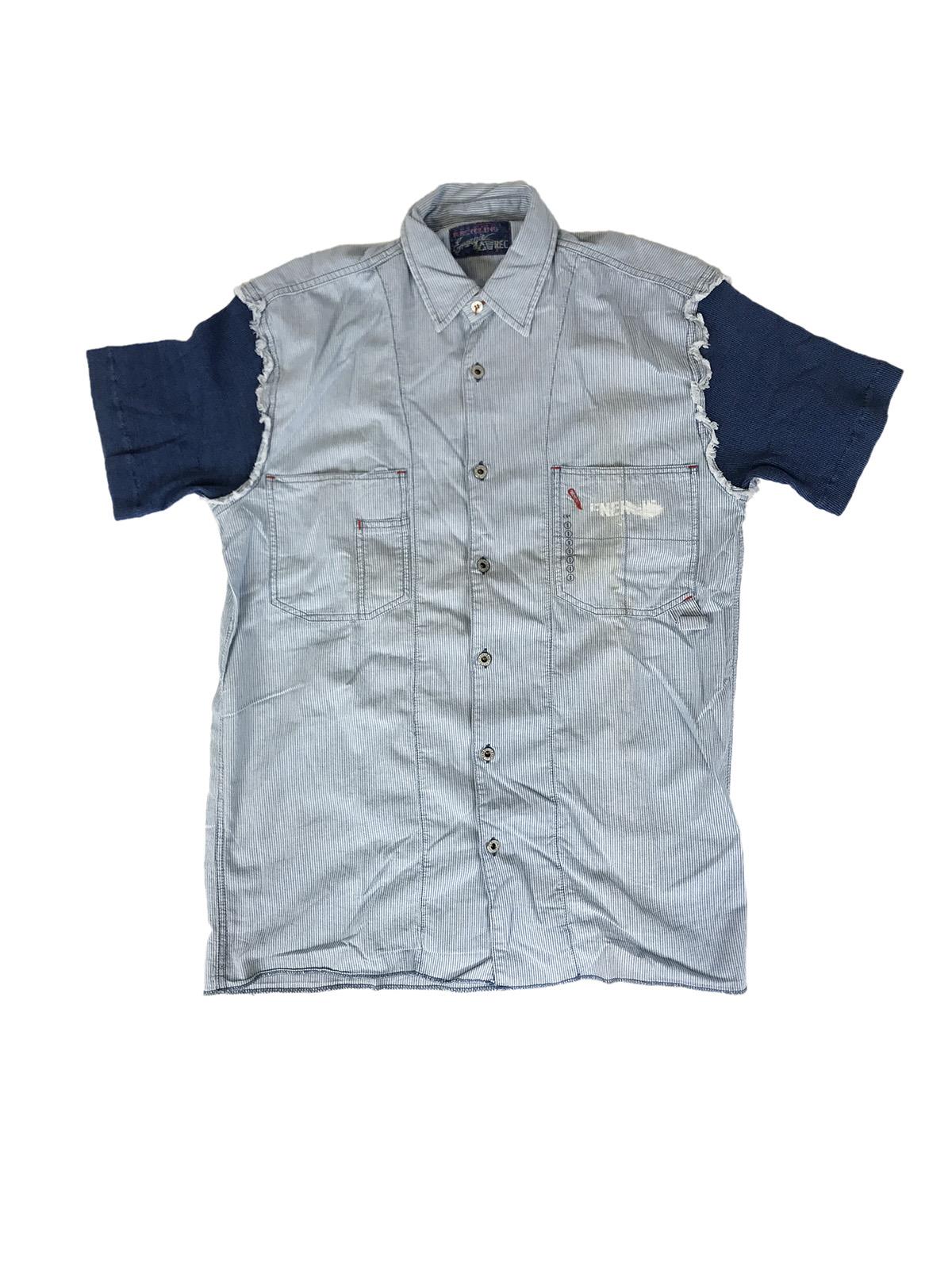 ENERGIE Frayed Shirt camicia M/M