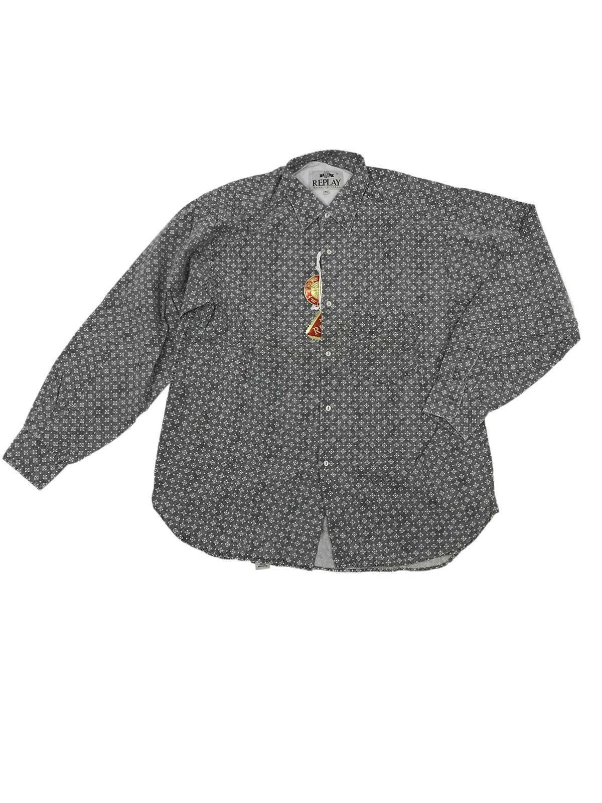 REPLAY M101 011 Grey Shirt