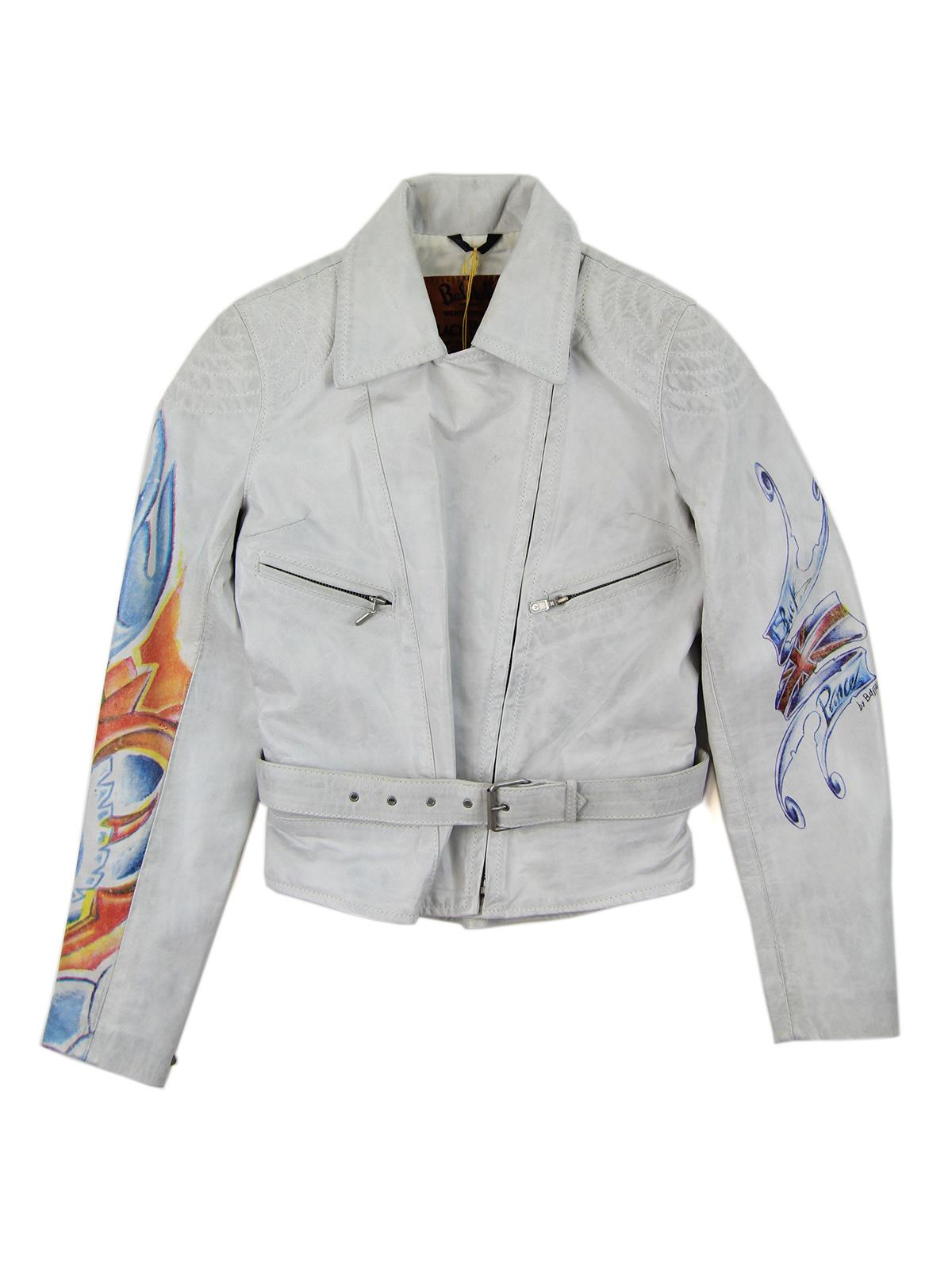 BELSTAFF Brixton Blouson giacca in pelle dipinta