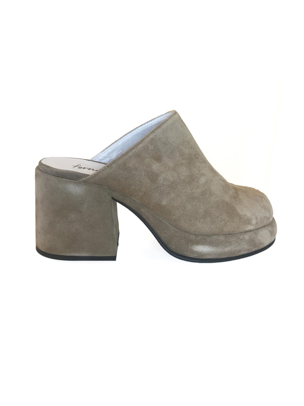 FORNARINA PEF1240-553 sabot in pelle scamosciata