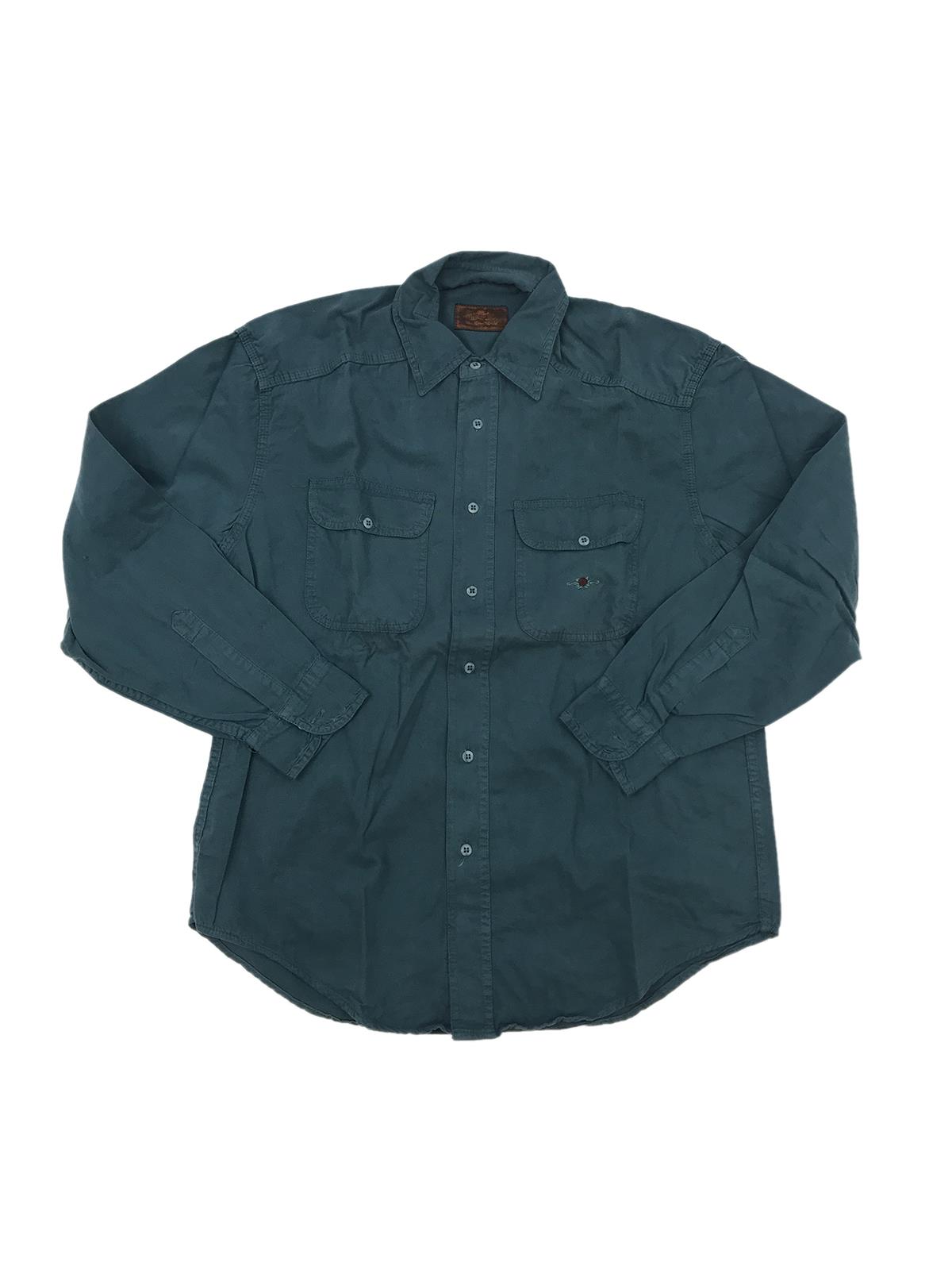 EL CHARRO Petrol Rose Shirt