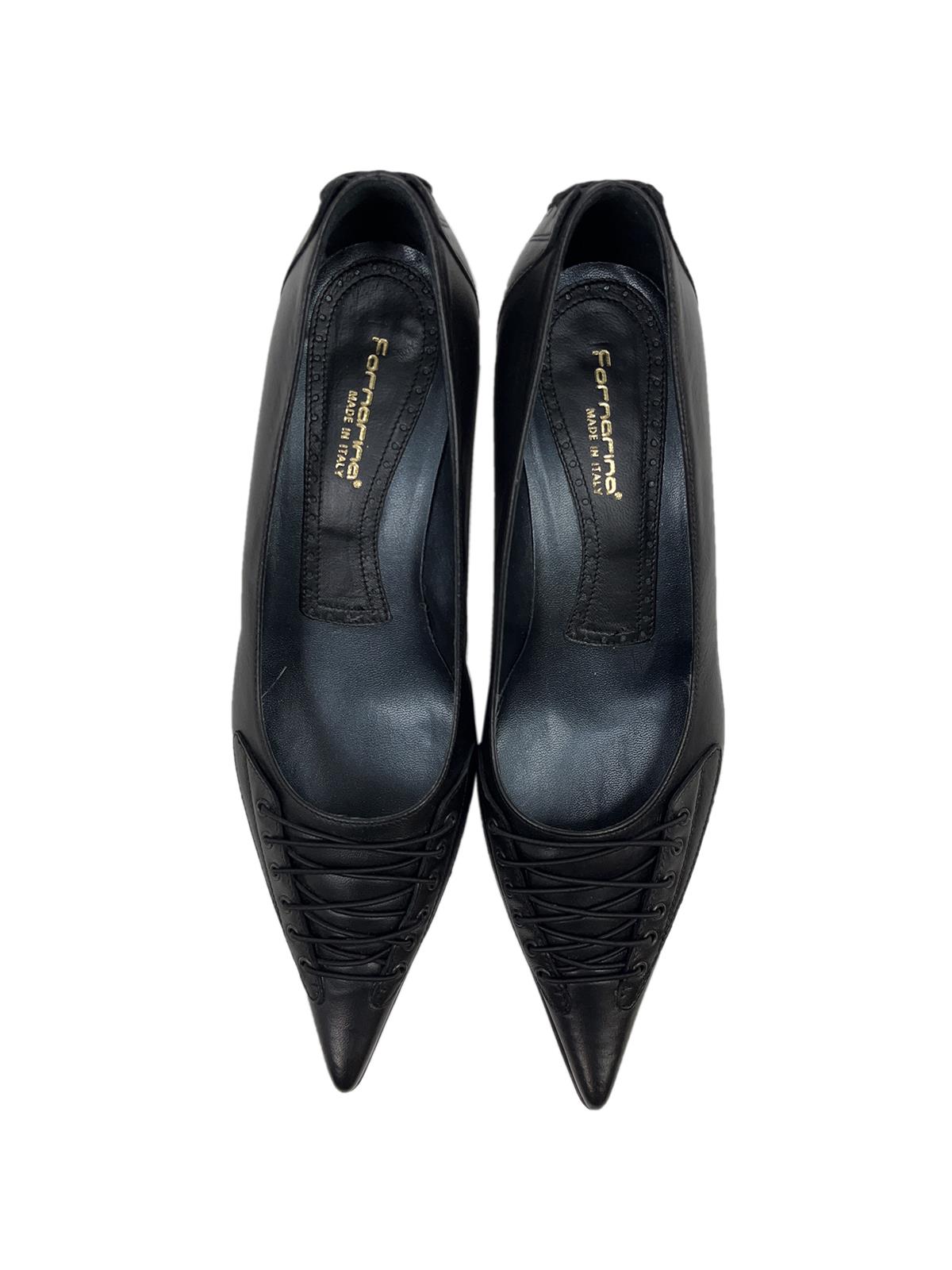 FORNARINA PIFTI378WC scarpe in pelle a punta