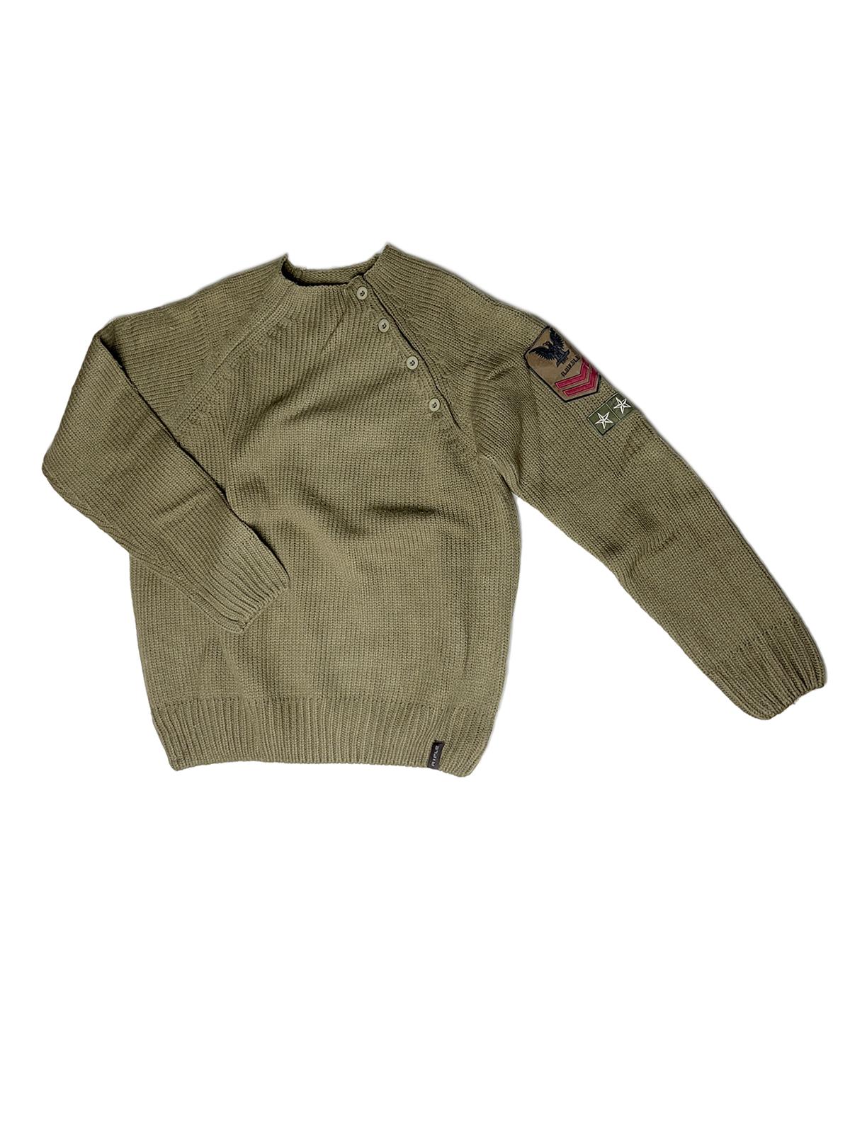 RIFLE PRAC02 Ribbed Sweater a Bit Military