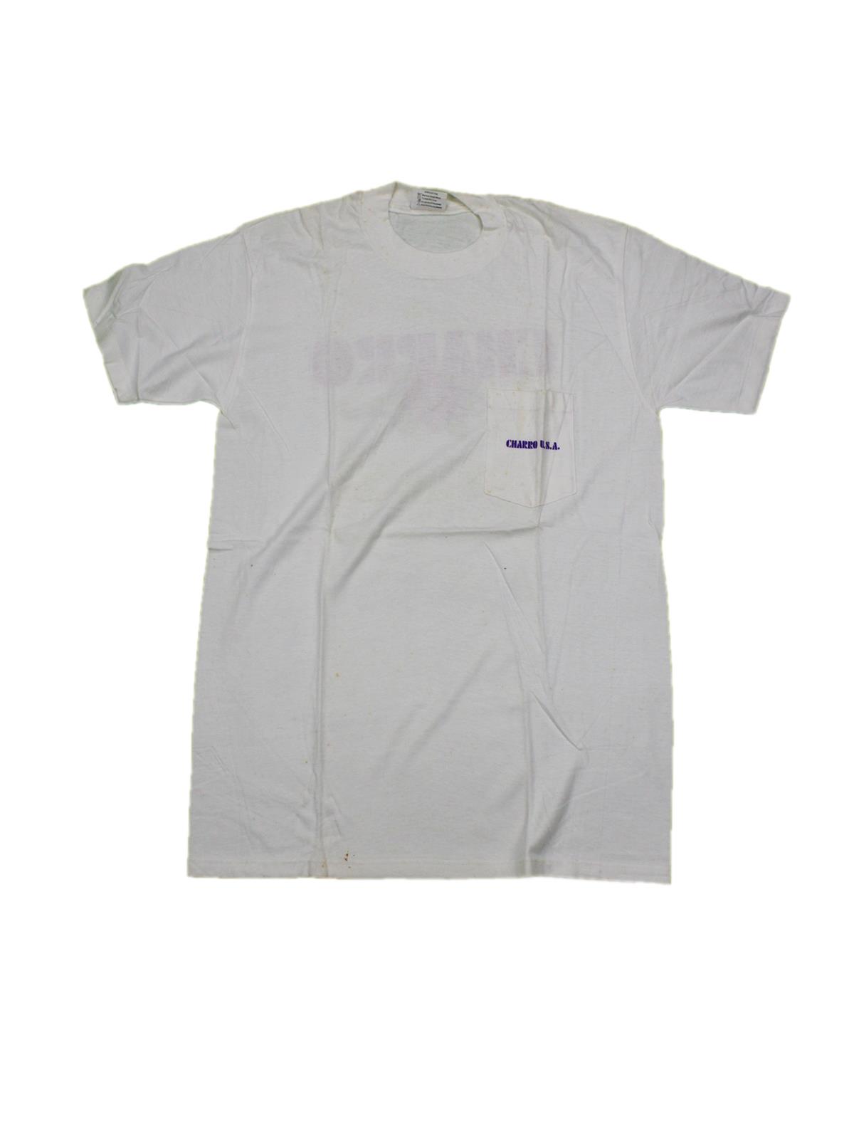 EL CHARRO Purple Rose Tee