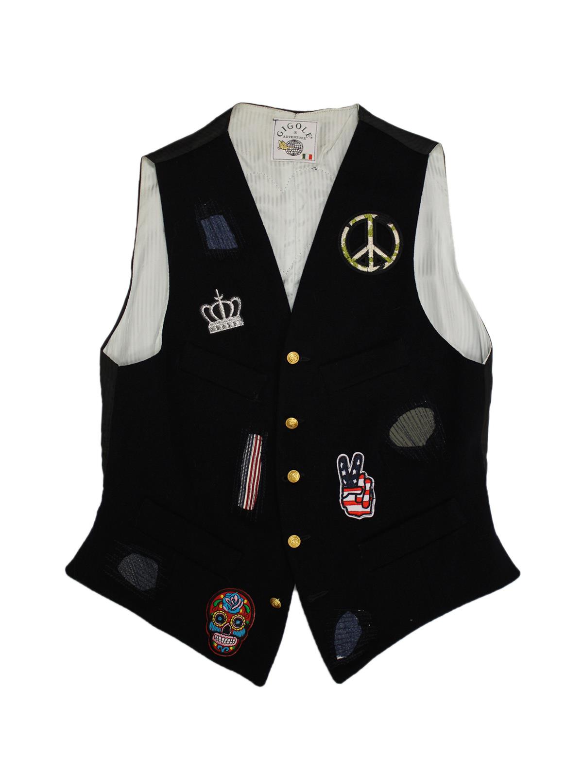 GIGOLÈ RELAB Peace Lavishly Decorated  Waistcoat