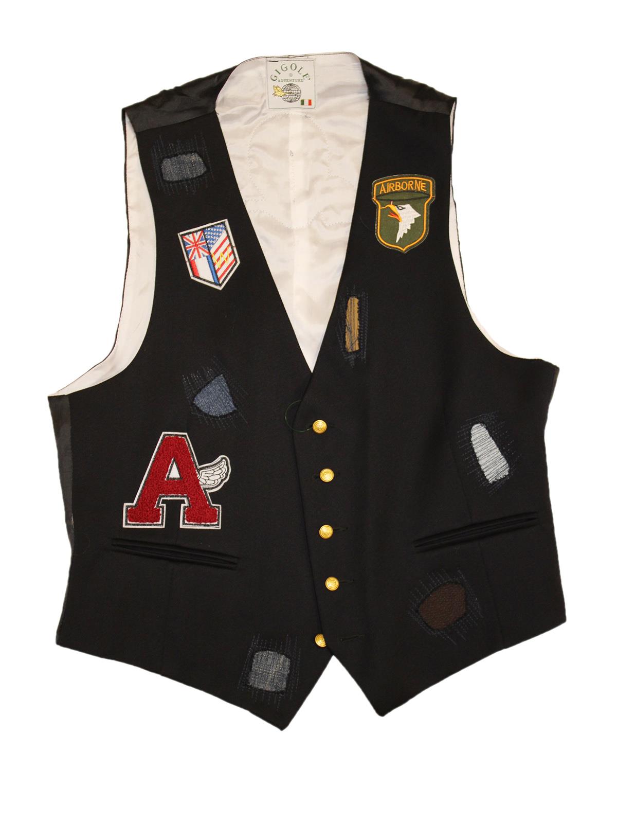 GIGOLÈ RELAB Roskull gilet custom con toppe