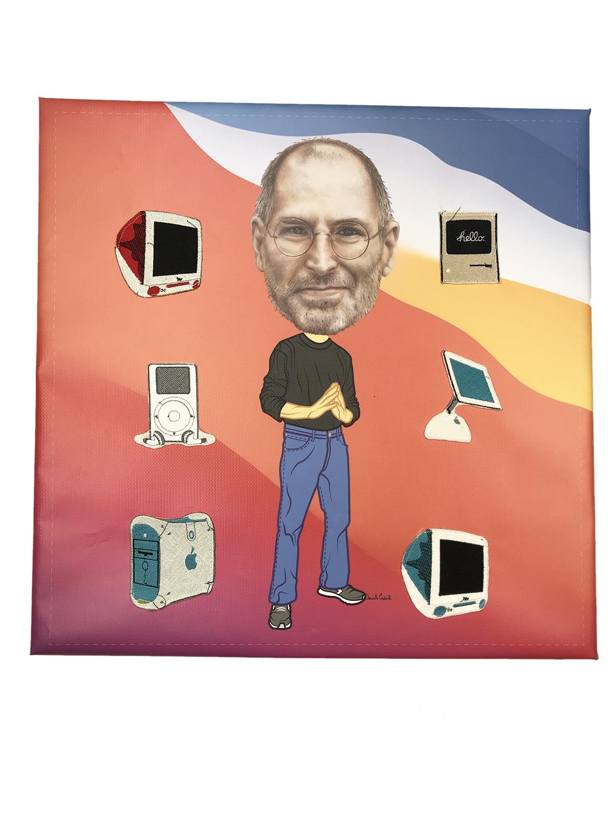 GIGOLÈ ARCHIVE Steve Jobs Canvas