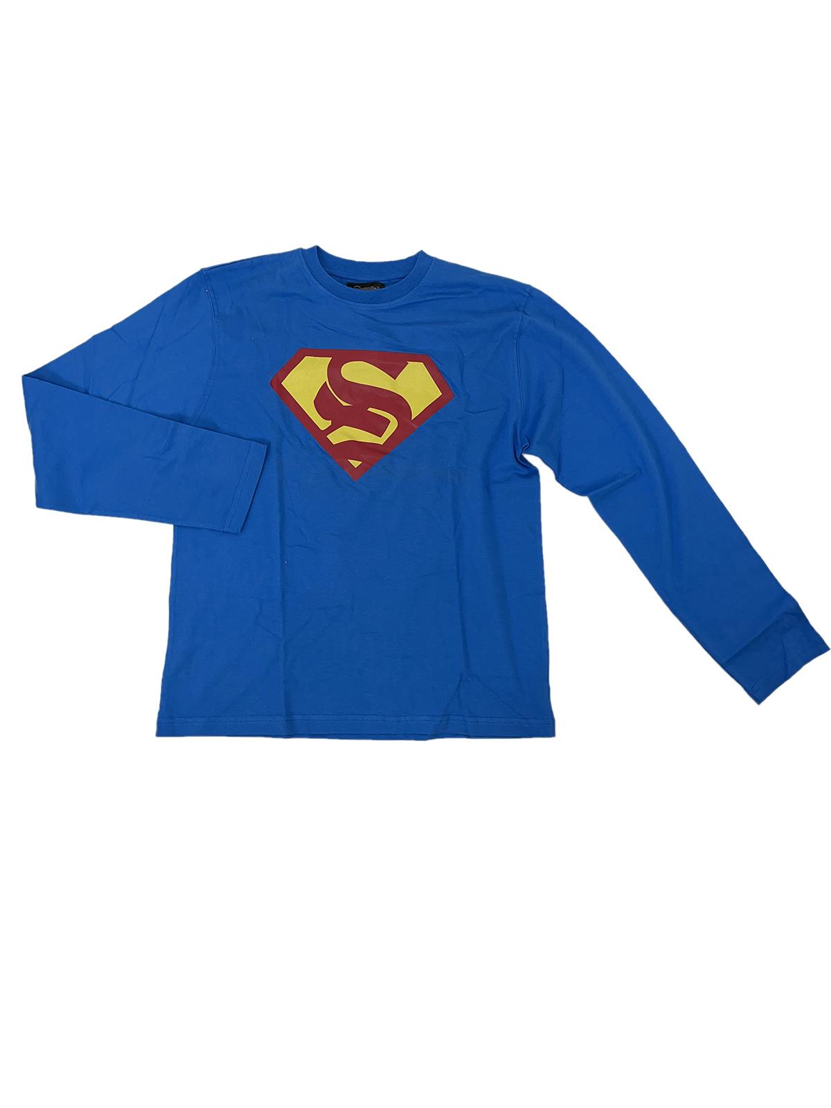 SPANGLISH Superman Spanglish T-Shirt manica lunga