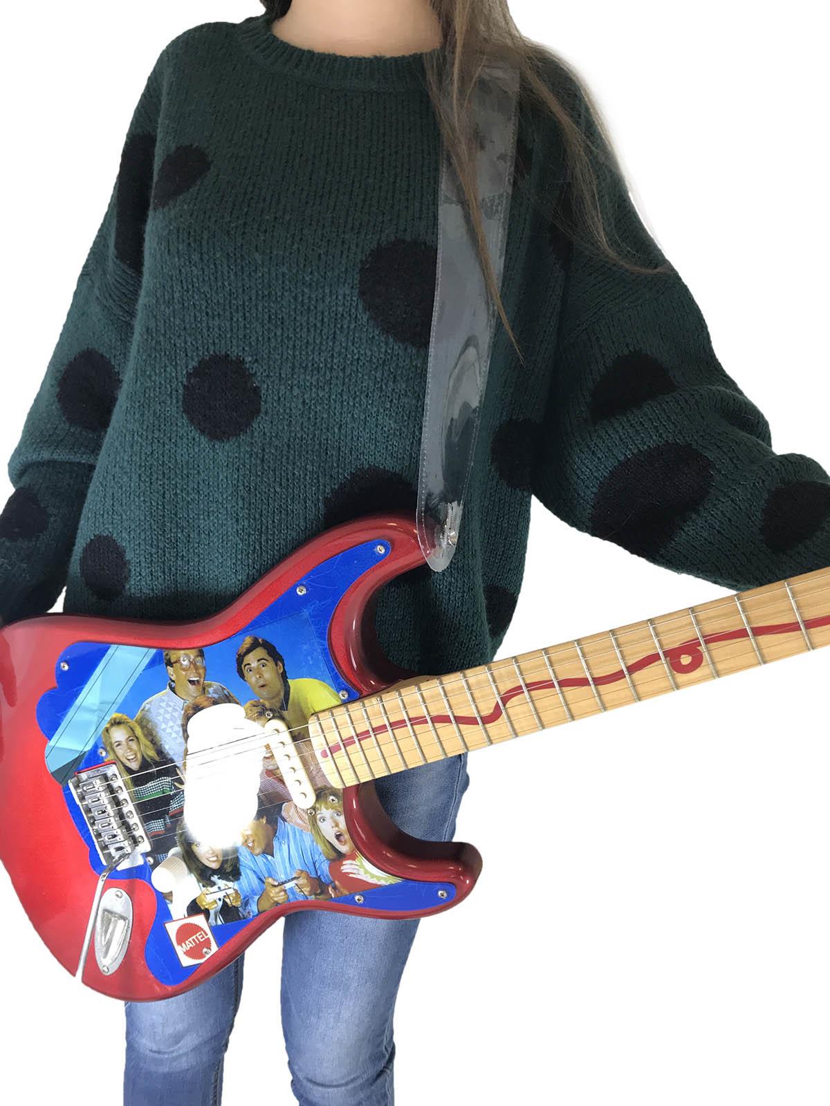 GIGOLÈ ARCHIVE Tracolla per chitarra in PVC trasparente