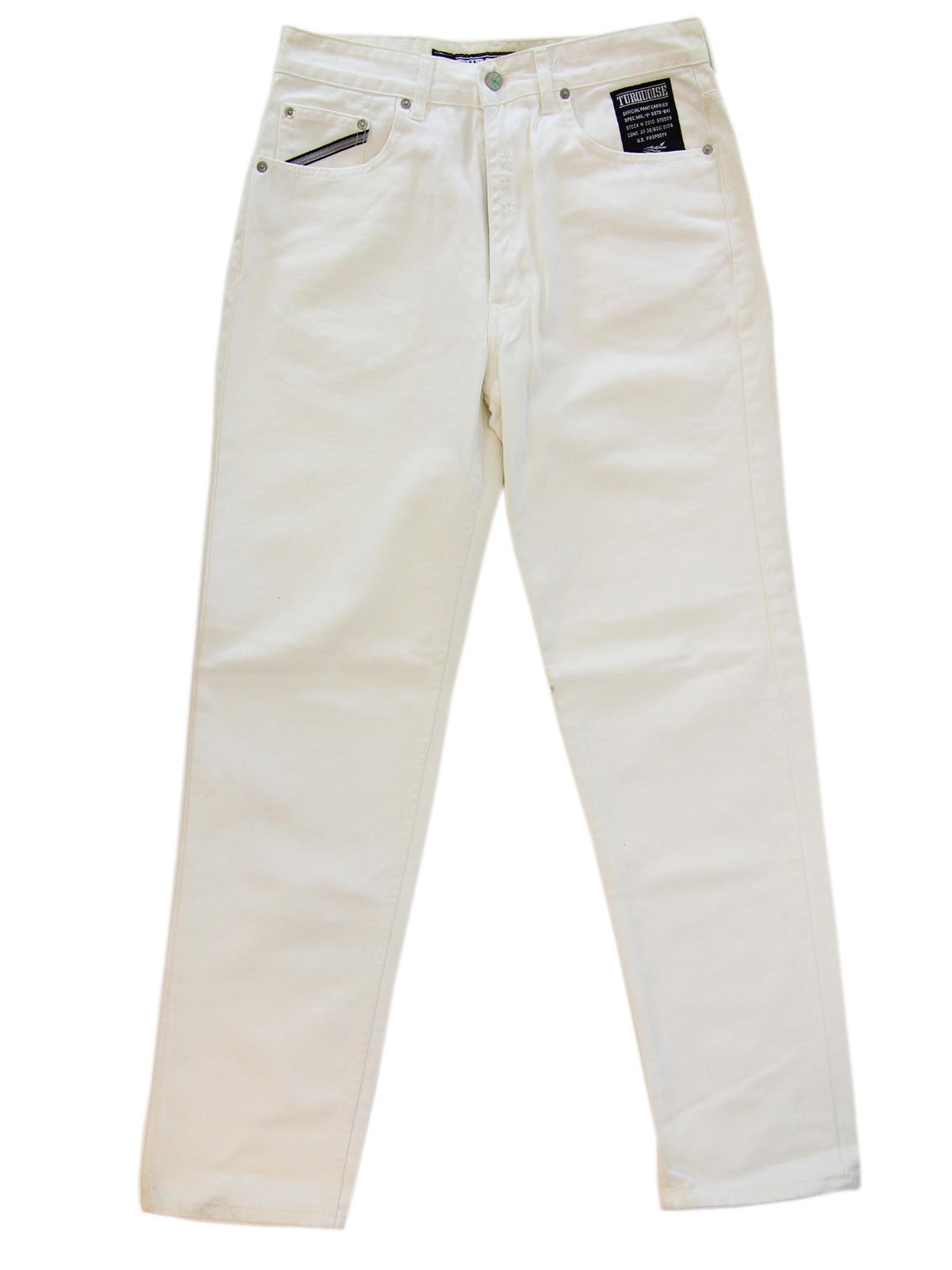 TURQUOISE In the Navy jeans ricamati