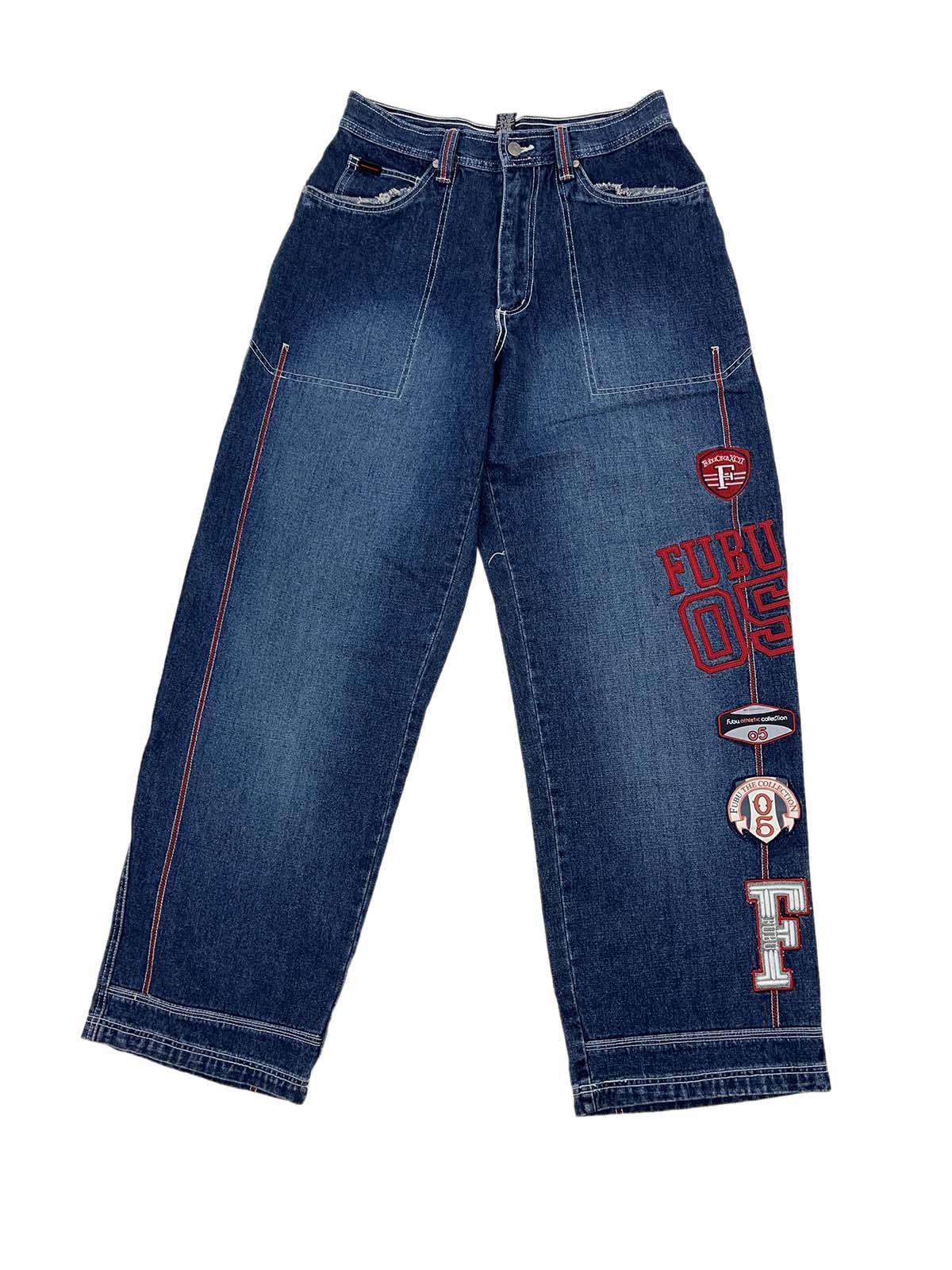 FUBU XCII Jeans Loose Fit Hip-Hop