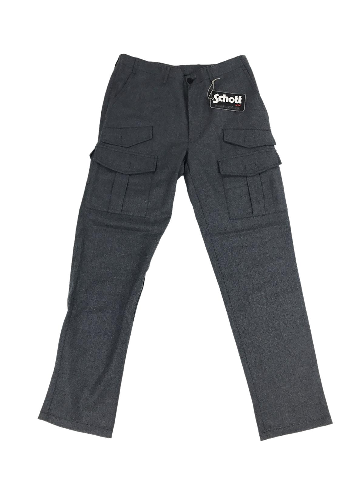 SCHOTT 27176981Pantaloni Militari in lana con tasche
