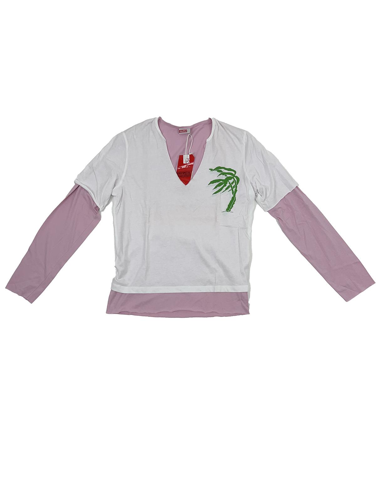 GURU 51GMJCL013 T-Shirt manica lunga stile naufrago