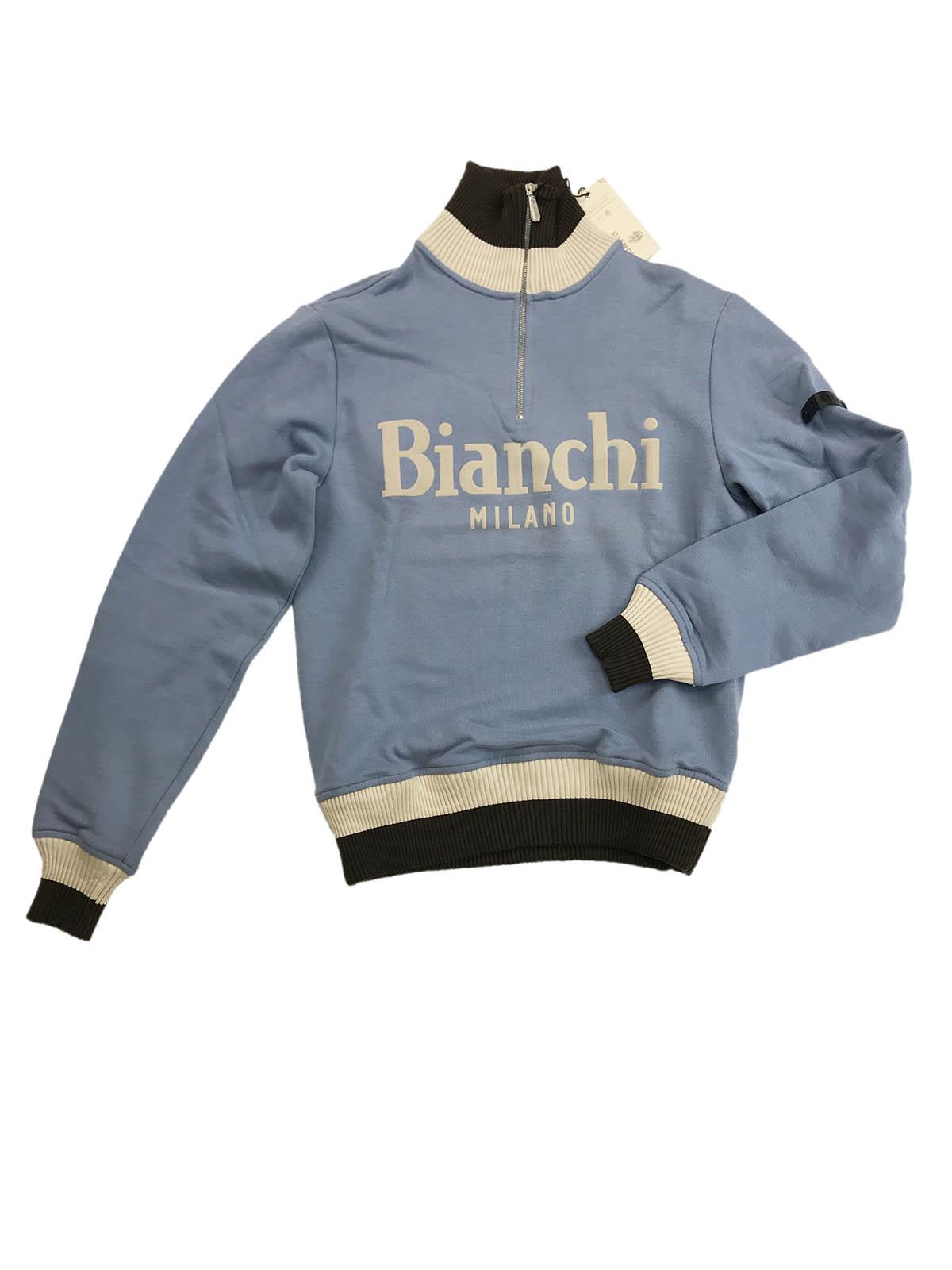 BIANCHI BA0018 Felpa collo a lupetto