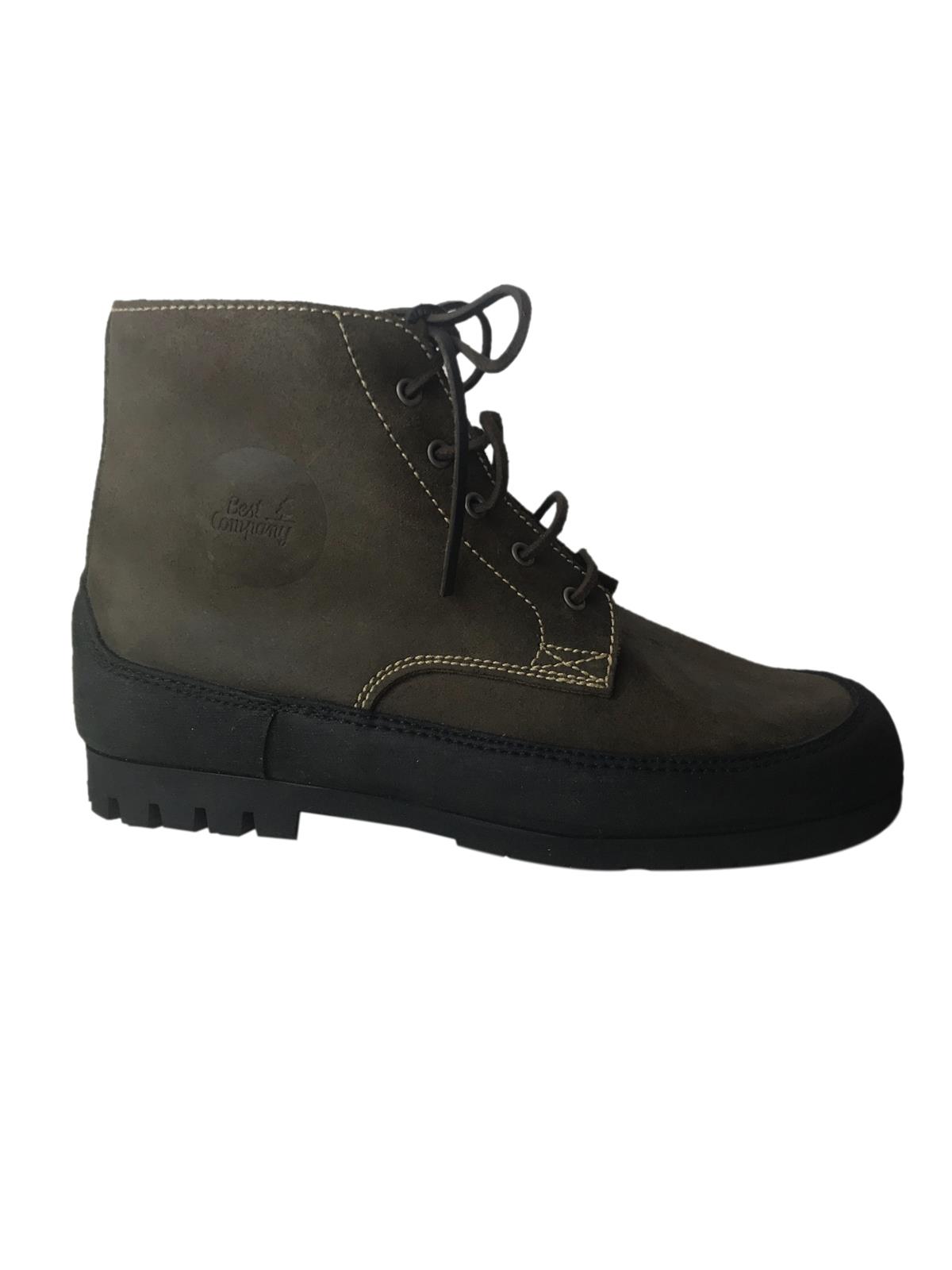 BEST COMPANY OM03CI LEATHER BOOTS
