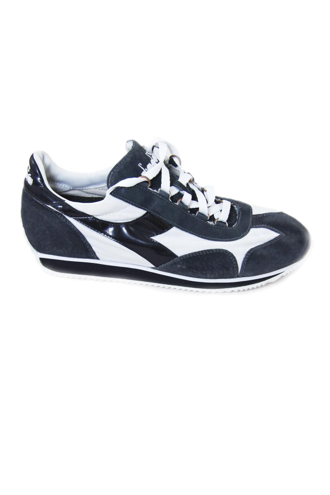 DIADORA Equipe Stone Wash Grey/White/Black Sneakers 144279
