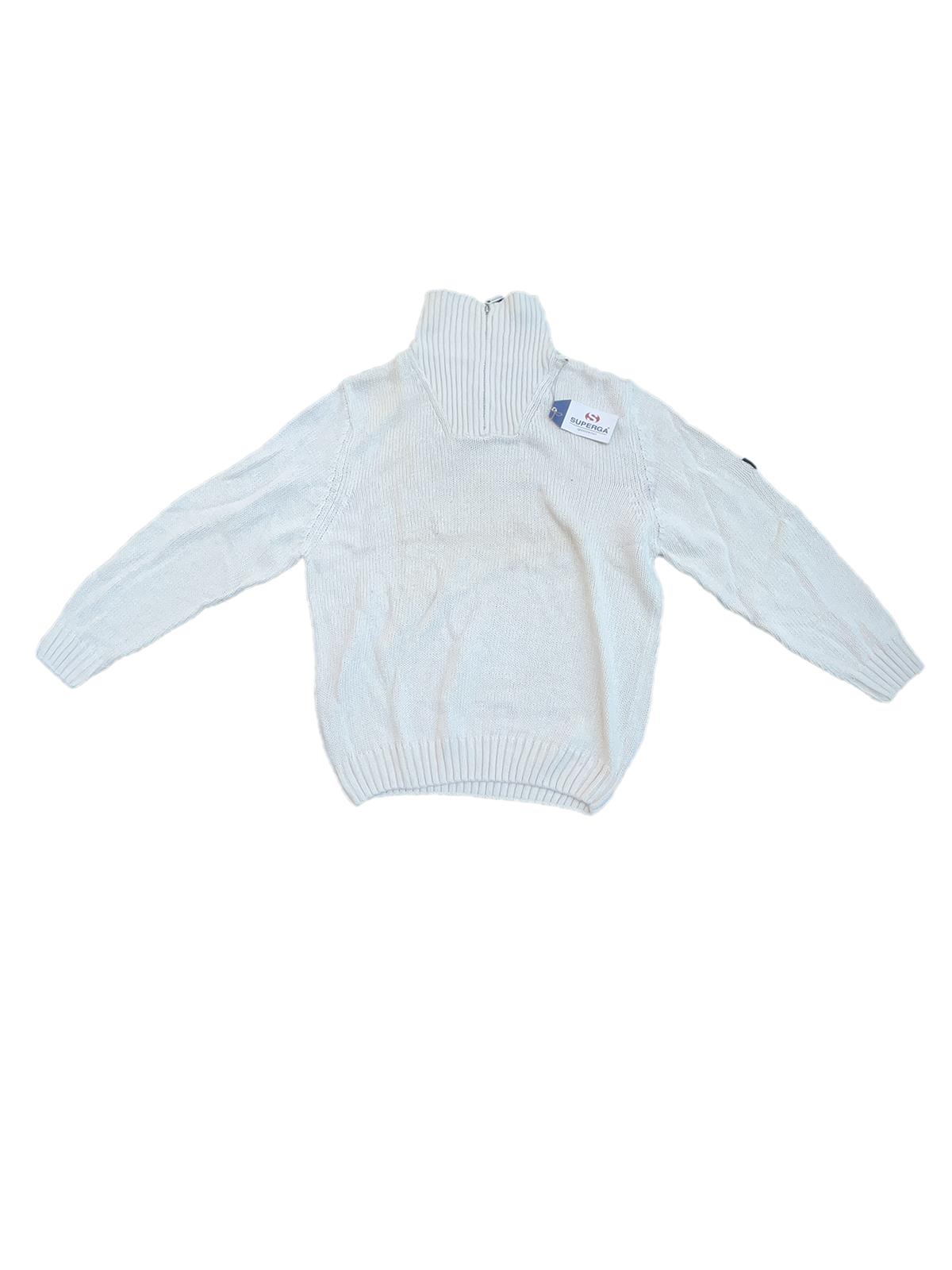 SUPERGA E4279LN1 Linen/Cotton Turtle Neck Sweater
