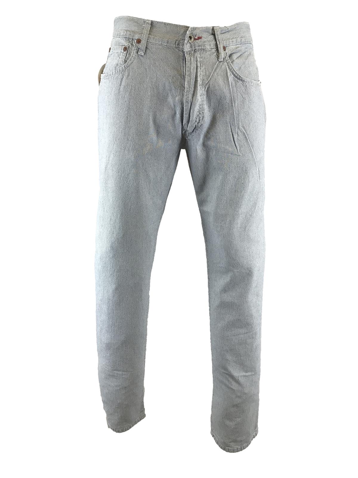 ENERGIE Carson Jeans Striped White/Blue (Plumber)