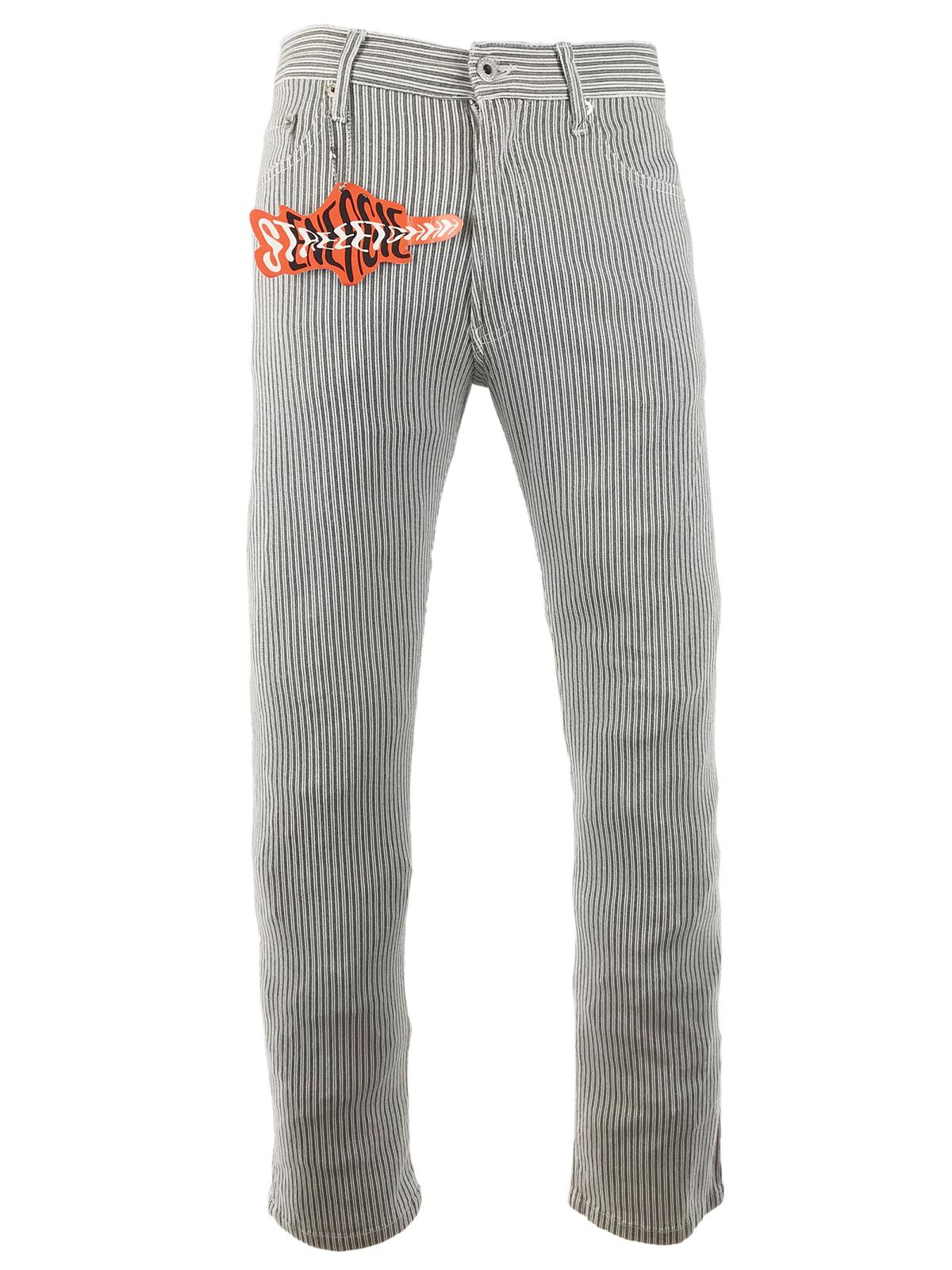 ENERGIE Drill Stretch Pinstriped Jeans gessato e elasticizzato