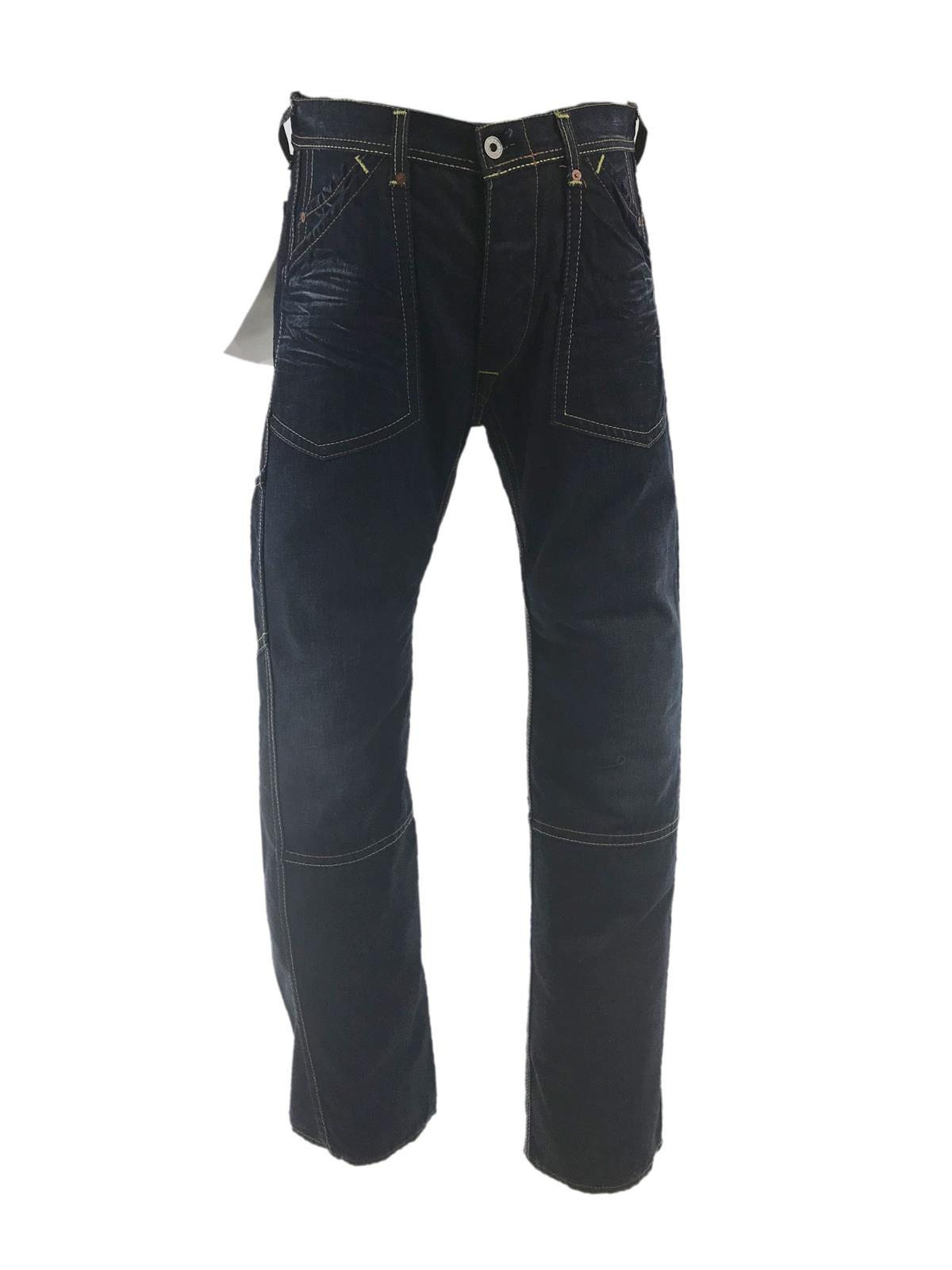 EVISU EA04EM JE20 TOP NOTCH WASHED JEANS