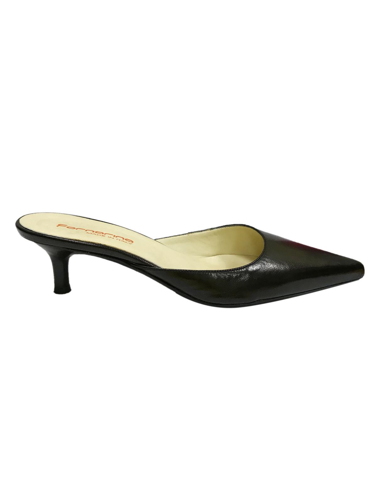 FORNARINA PEFMI2817WC Vintage Leather Pointy Shoes