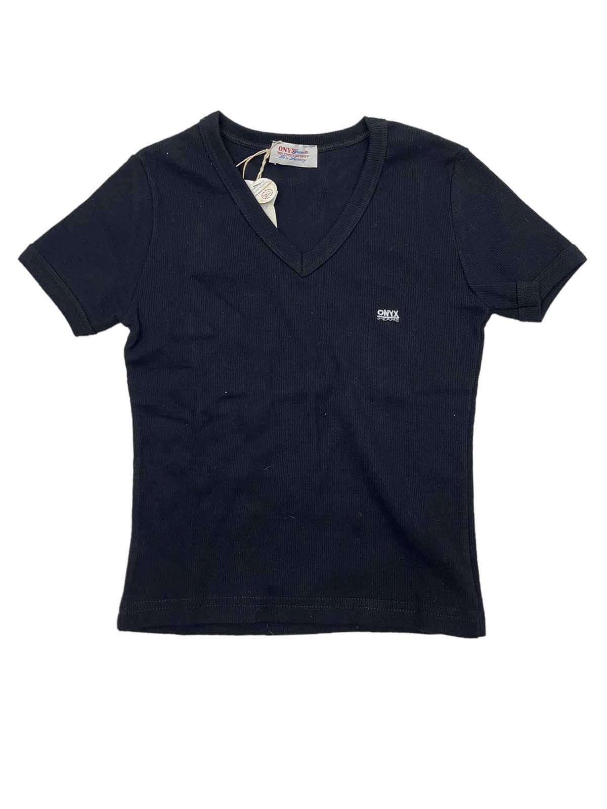 ONYX J4146 V-Neck Ridged T-Shirt Lycra