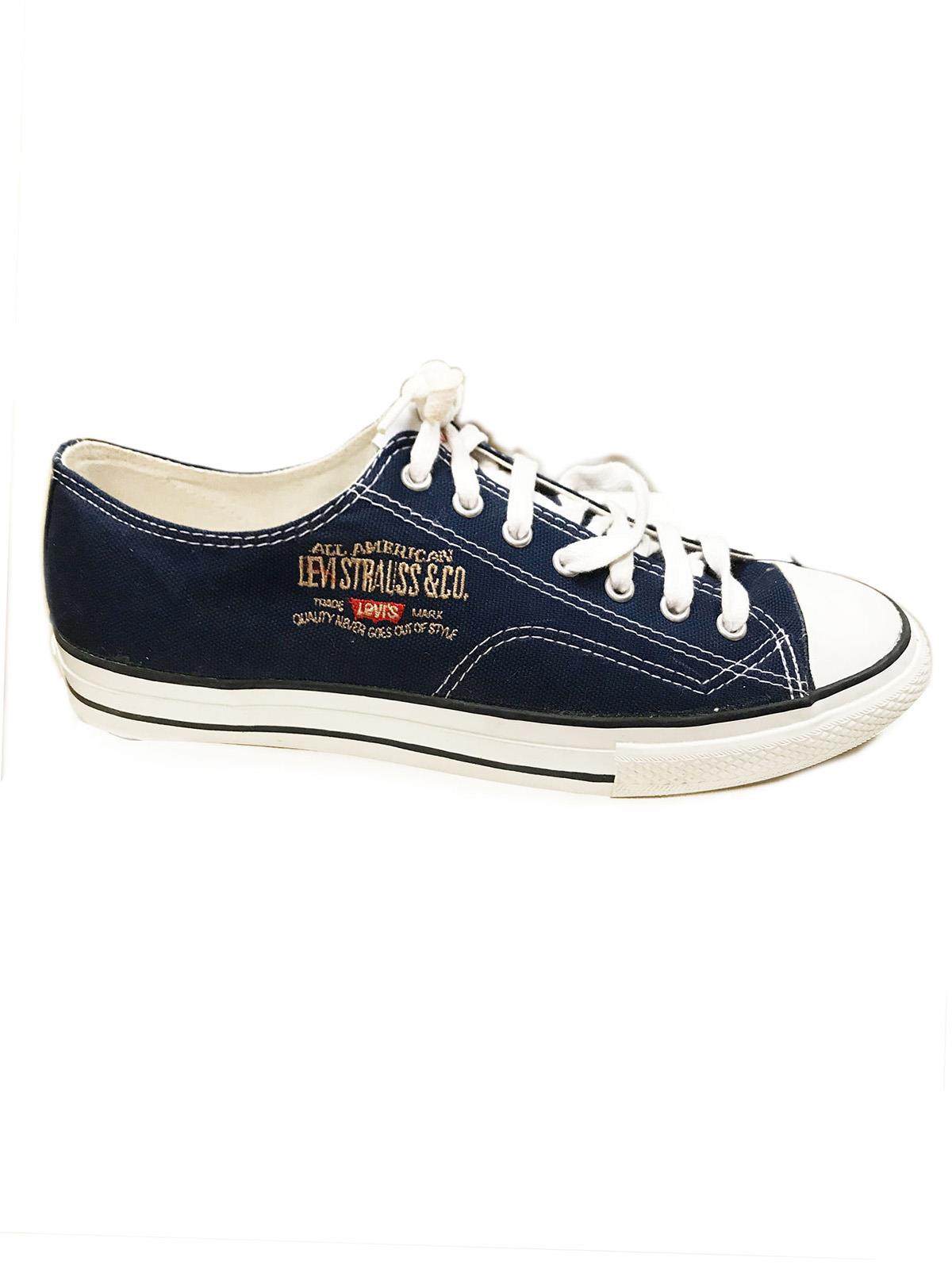 LEVI’S Vintage Canvas Sneakers Navy Blue