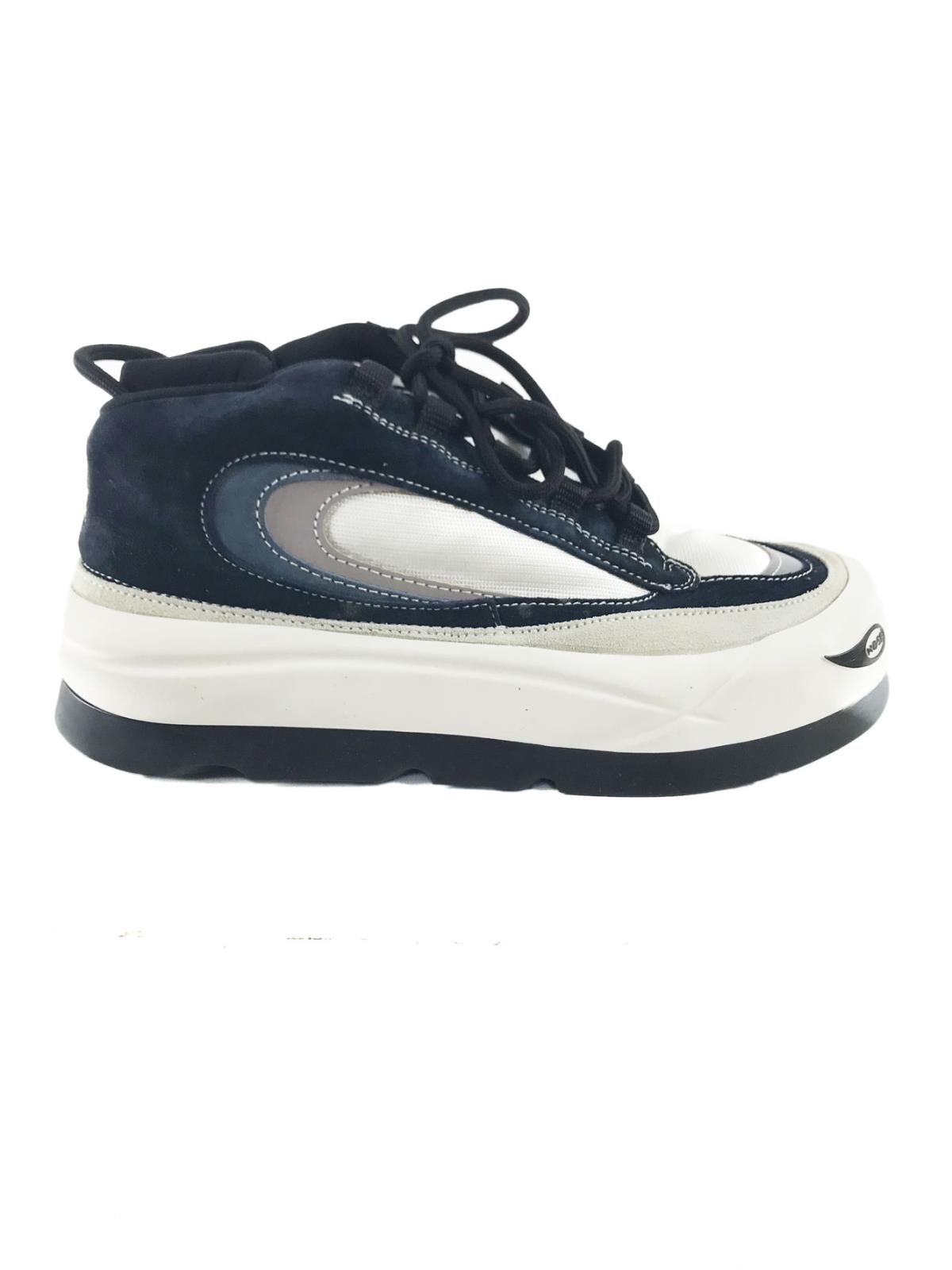NOSE PEN1096-B Vintage Suede Sneakers Dark Blue/White
