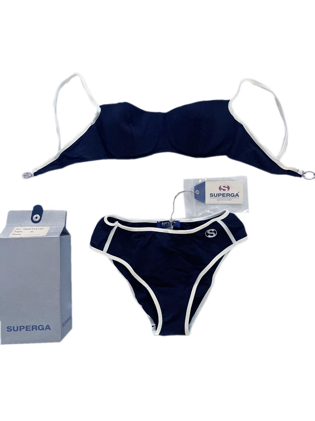 SUPERGA S800WNYLC Costume da bagno vintage a due pezzi