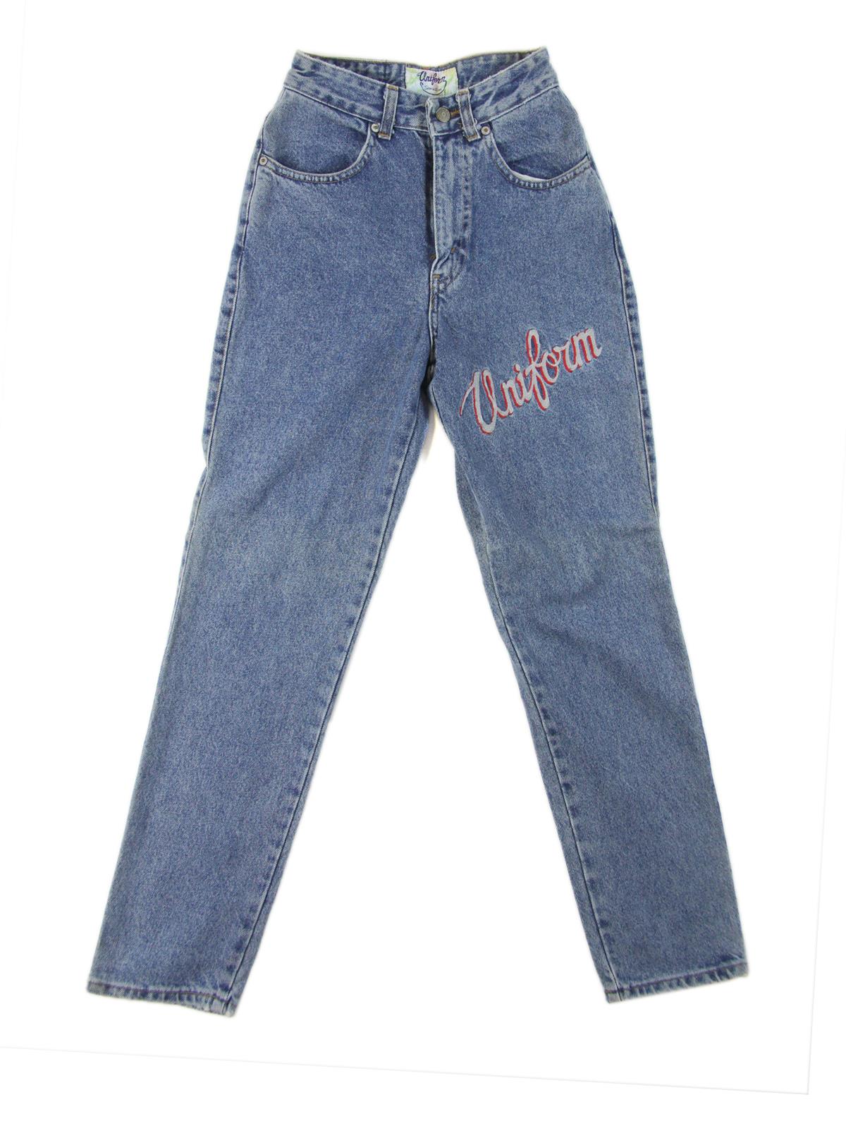 UNIFORM FLOWERS JEANS