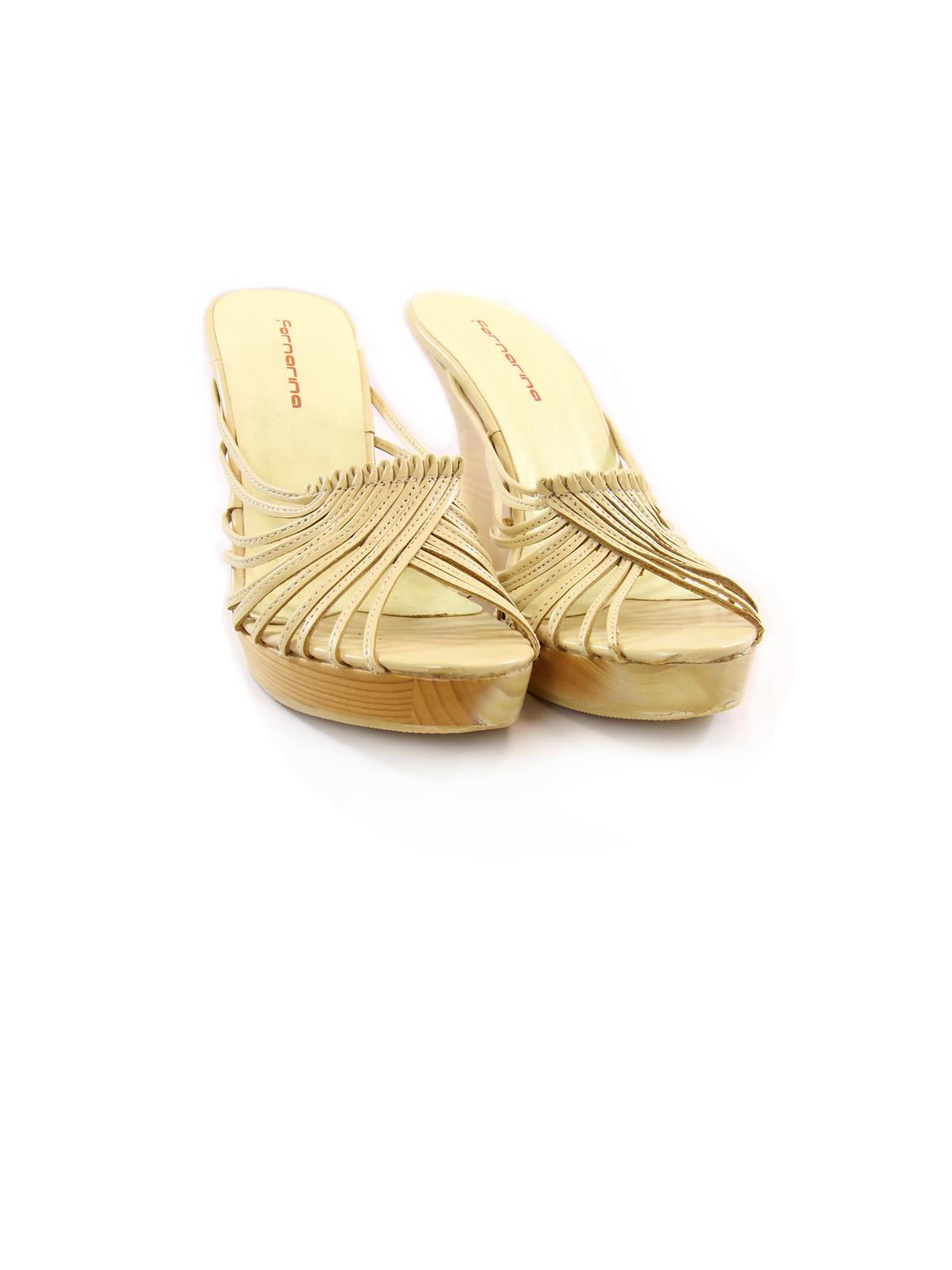 FORNARINA PEFSI2785WC sandali con zeppa