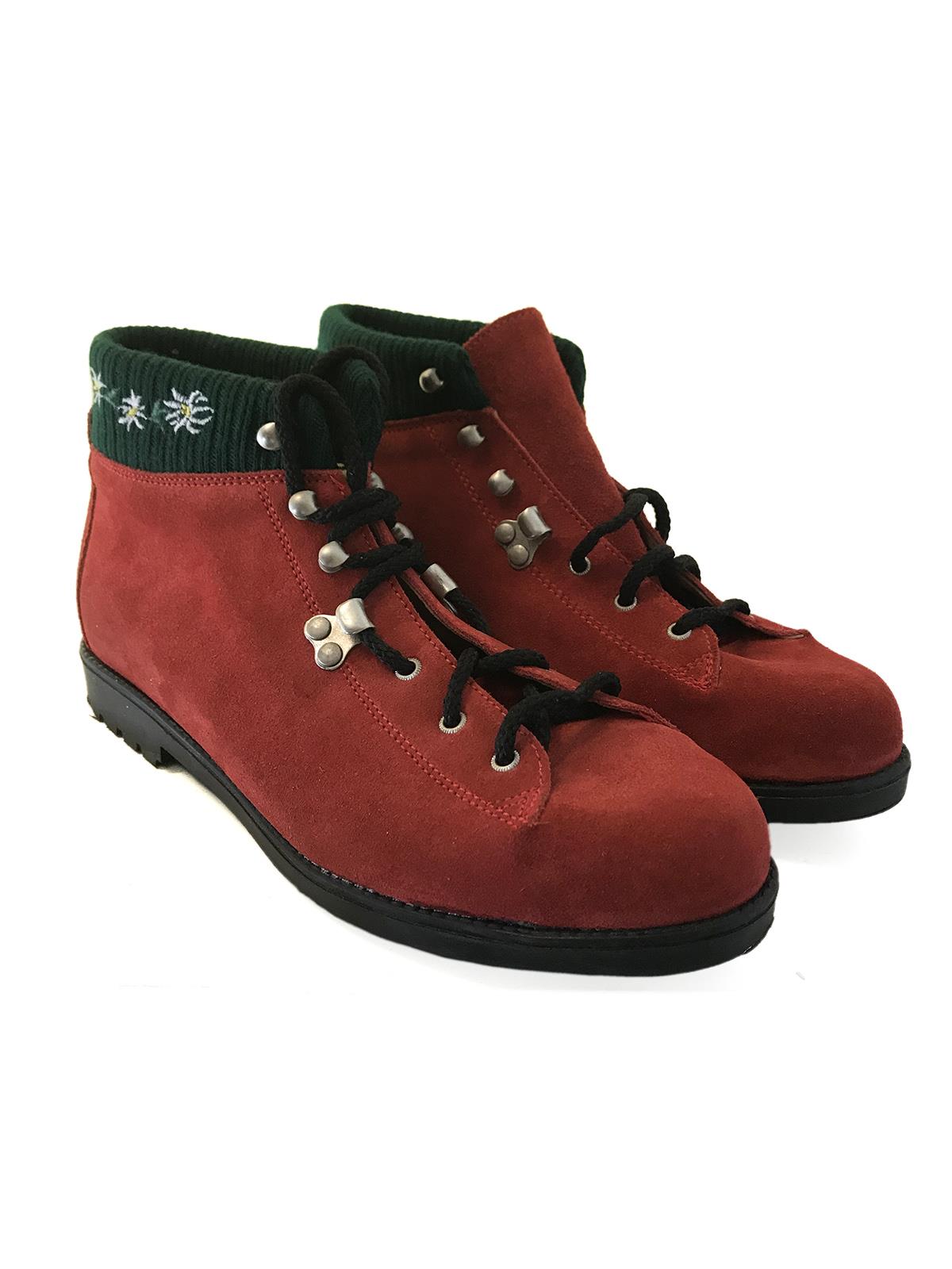 SUDTIROLER TRACHTENSCHUE Südtiroler Trachtenschue 5715 Red Alpine Shoes
