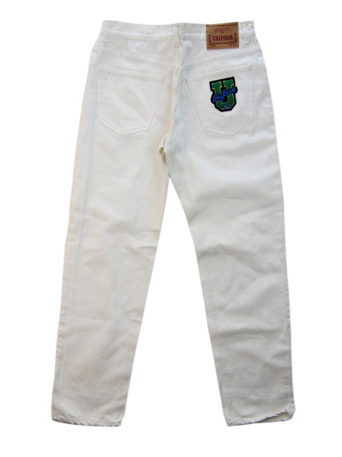UNIFORM 311 White Jeans