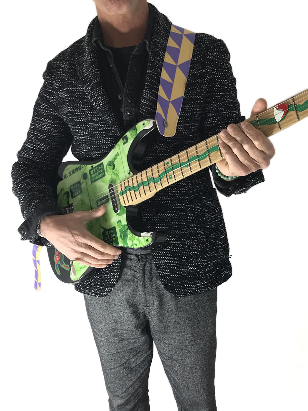 GIGOLÈ ARCHIVE Tracolla per chitarra in PVC