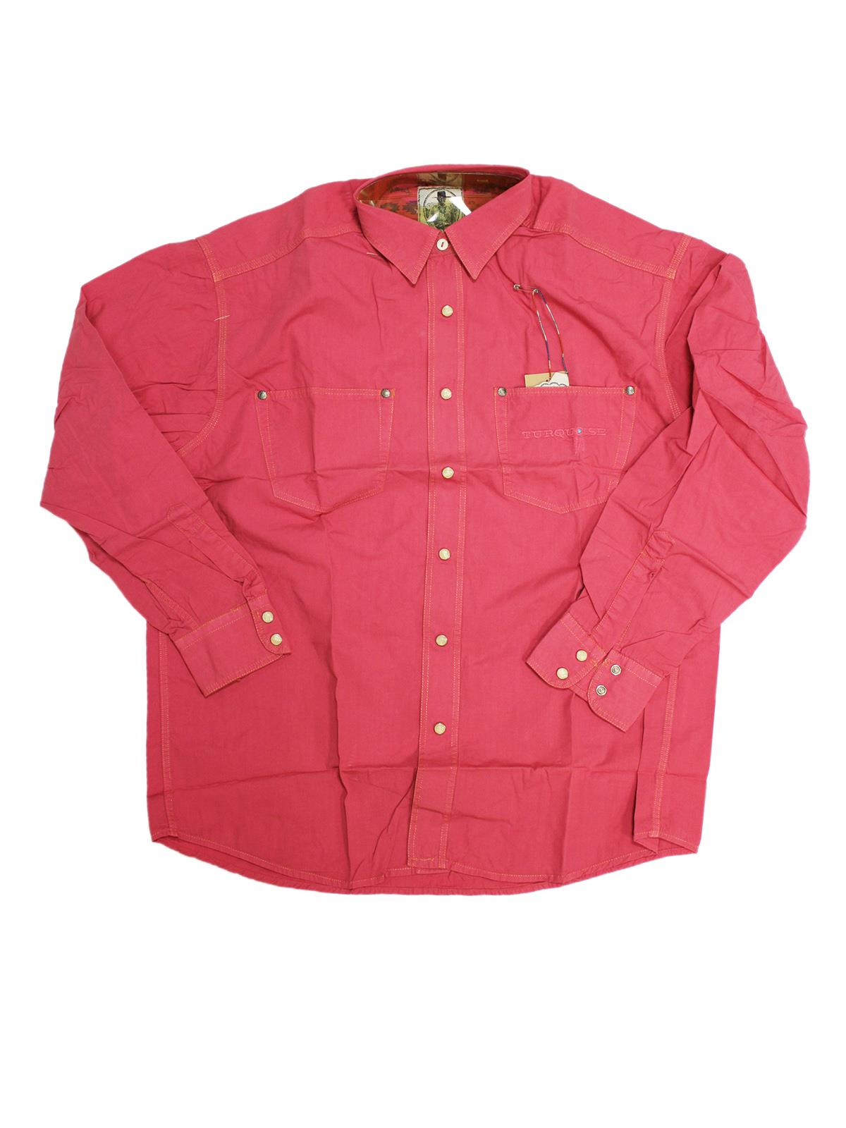 TURQUOISE 567IU Shirt with Clip Buttons