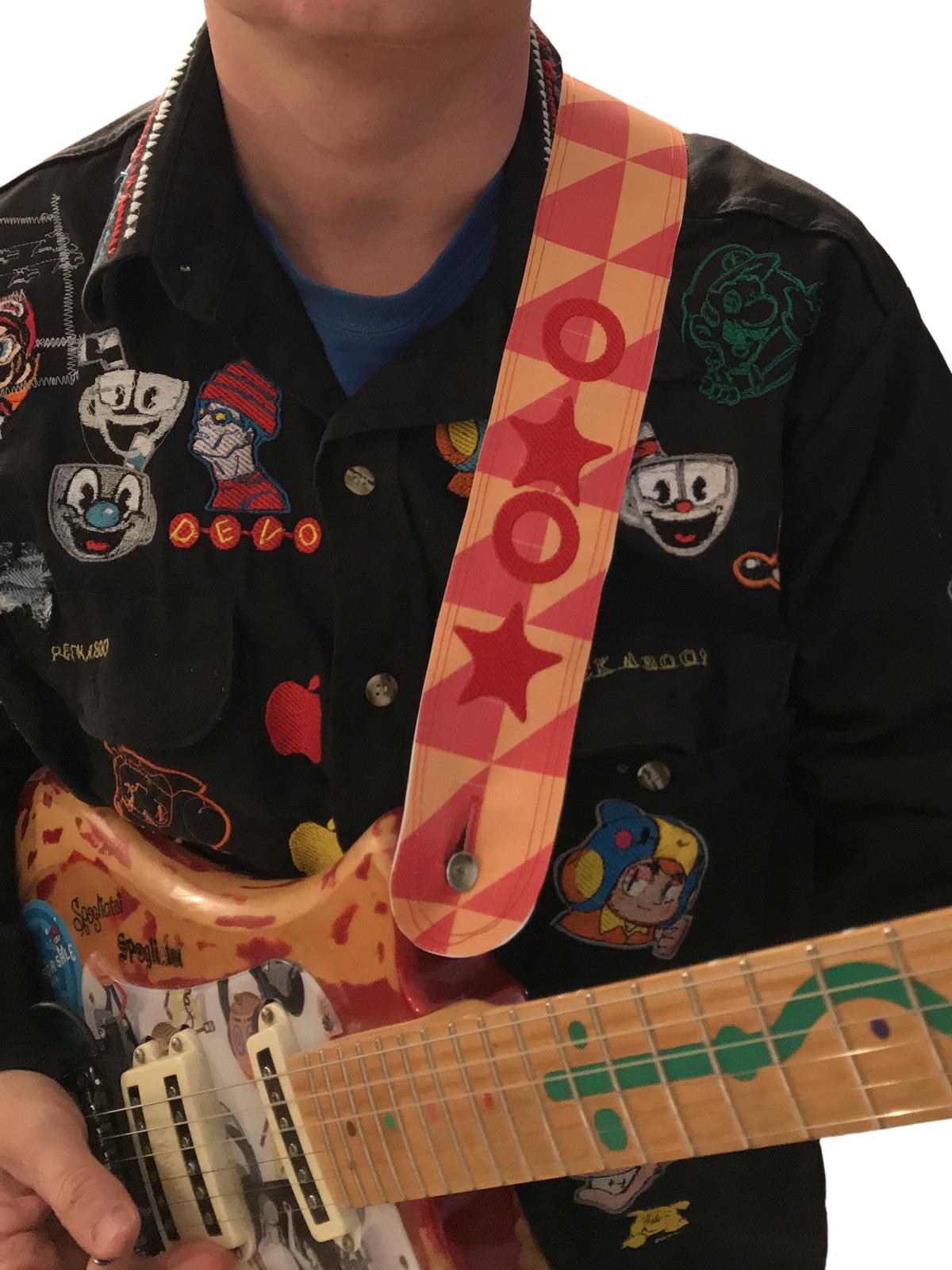 GIGOLÈ ARCHIVE Tracolla per chitarra in PVC