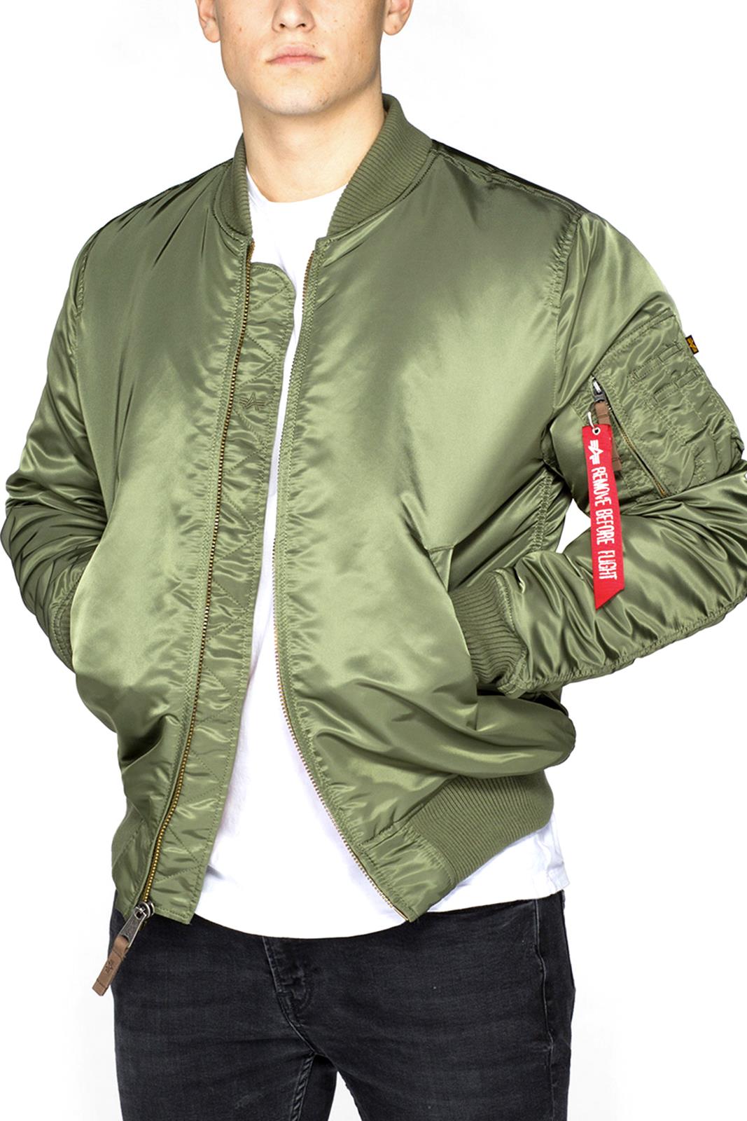 ALPHA INDUSTRIES MA-1 LONG BOMBER JACKET 168100