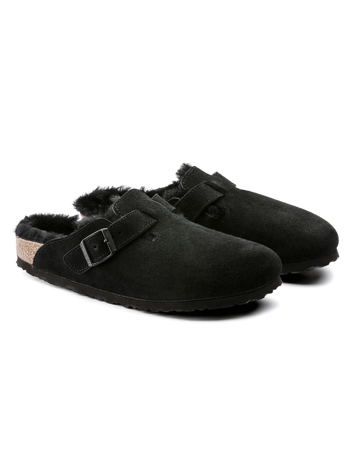 Birkenstock Boston Fur 0259883 zoccoli con pelliccia