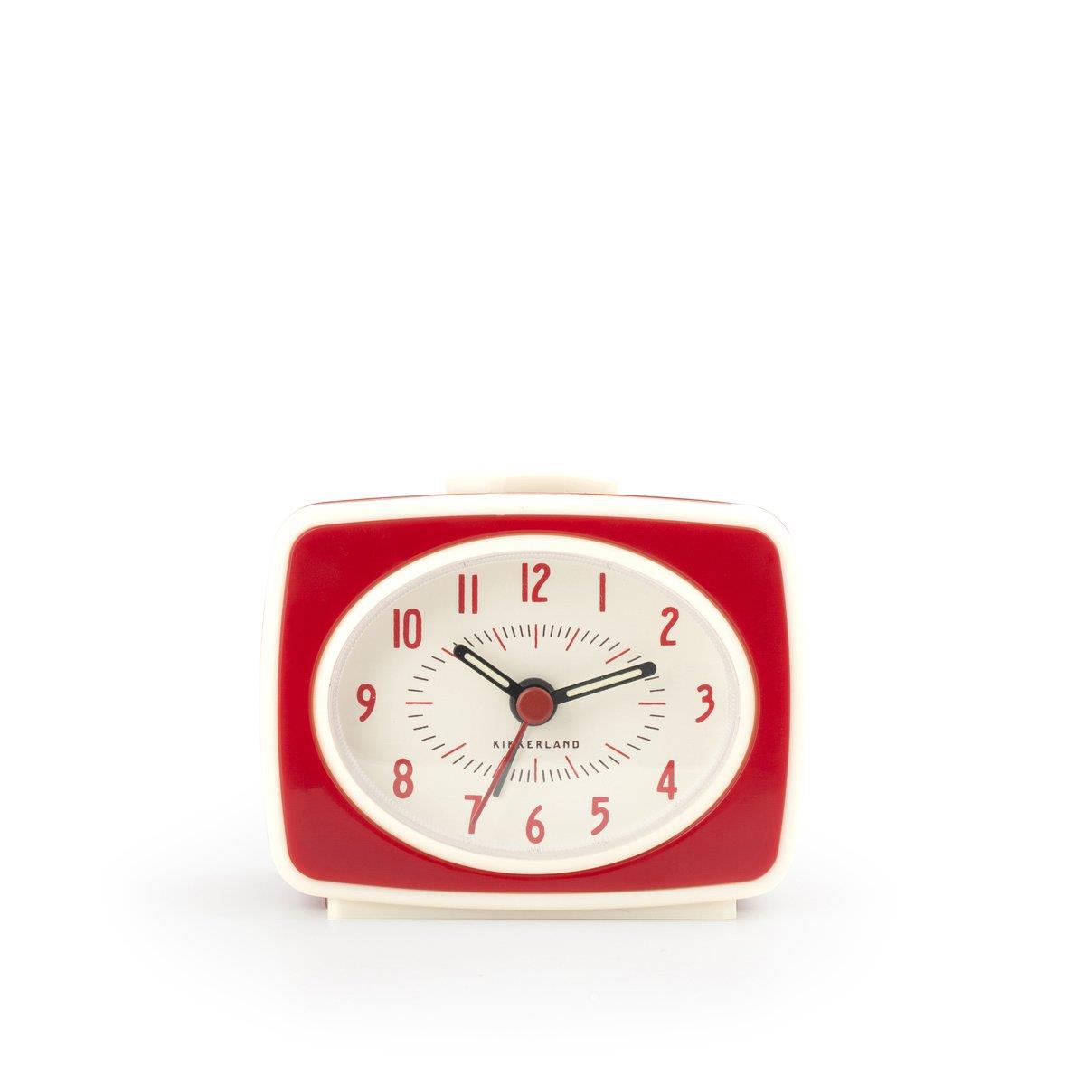 KIKKERLAND SMALL CLASSIC ALARM CLOCK RED