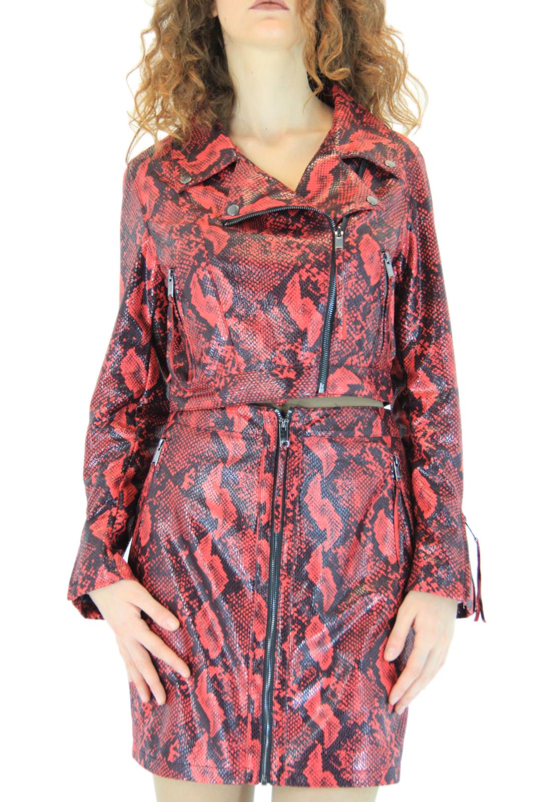 KOCCA Cosmo jacket with python print