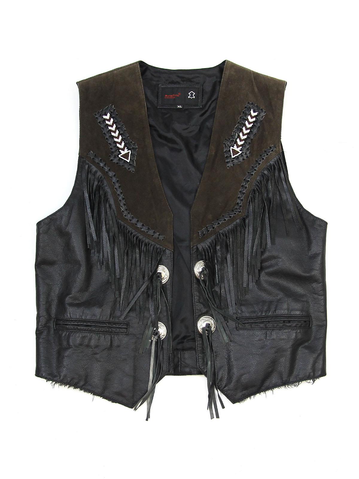 GIGOLEATHER LTHR-GILET-FRANGE-01