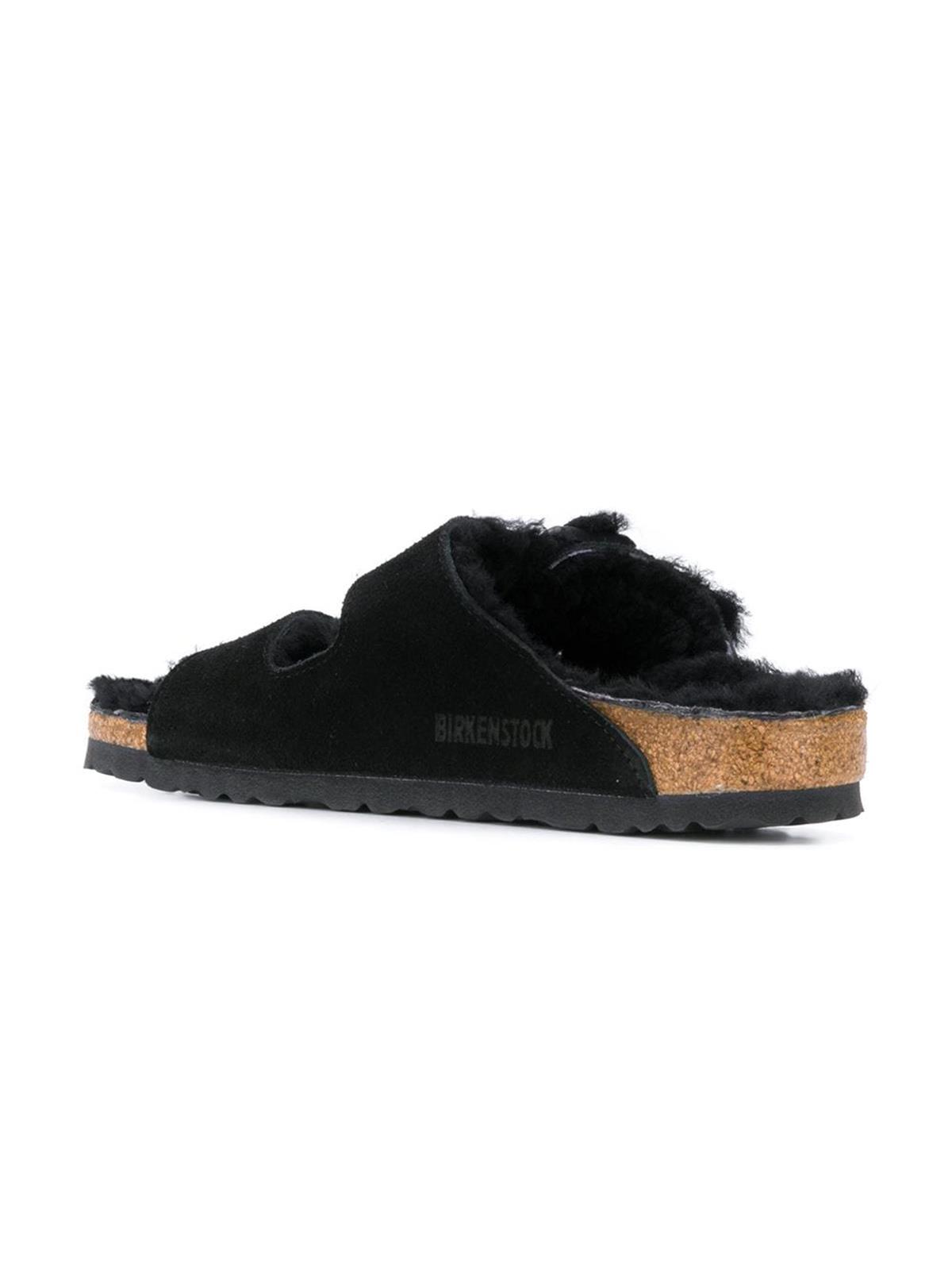 Birkenstock Arizona Fur 0752663 sandali con pelliccia